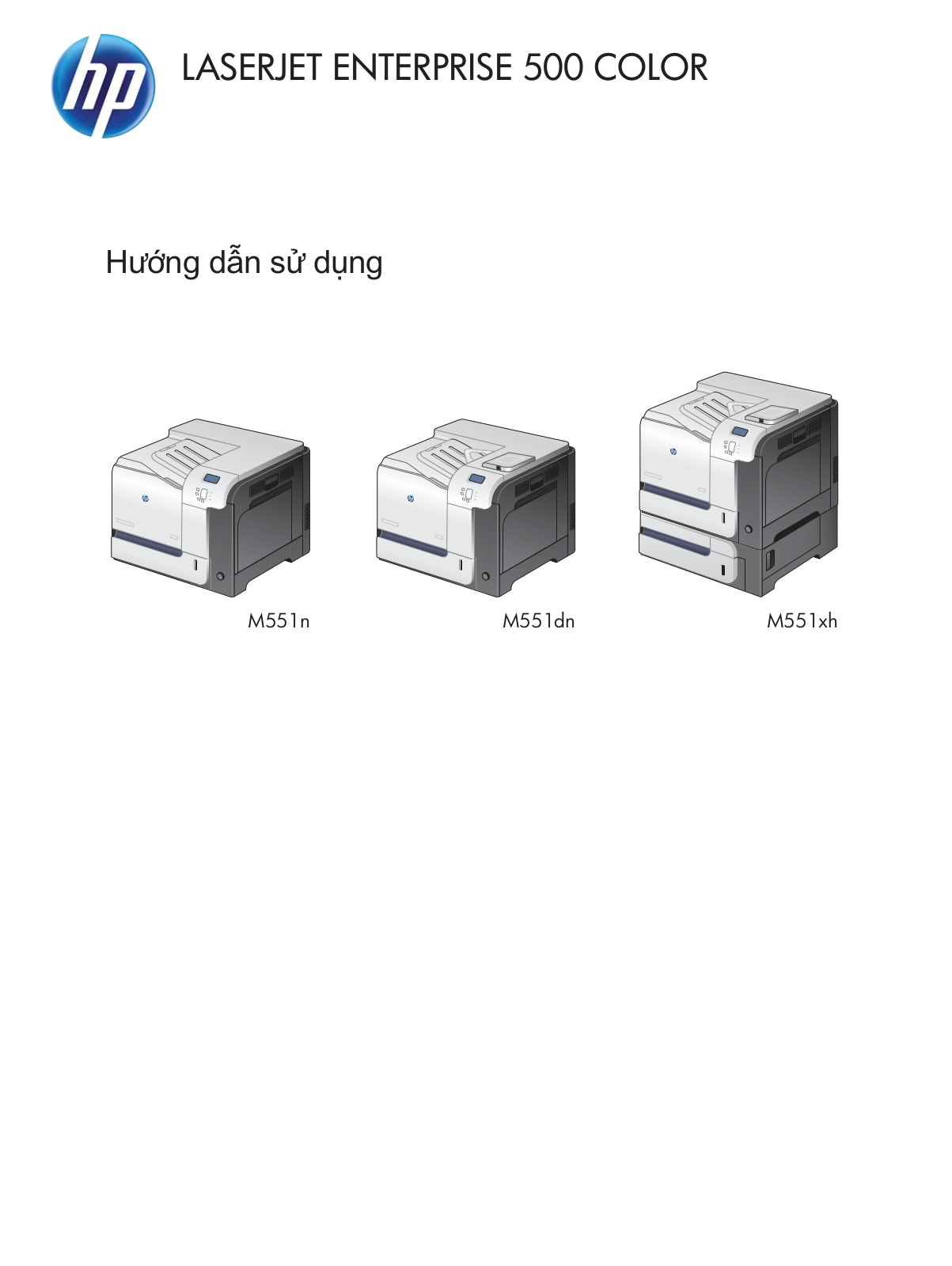 HP LaserJet M551 User Manual