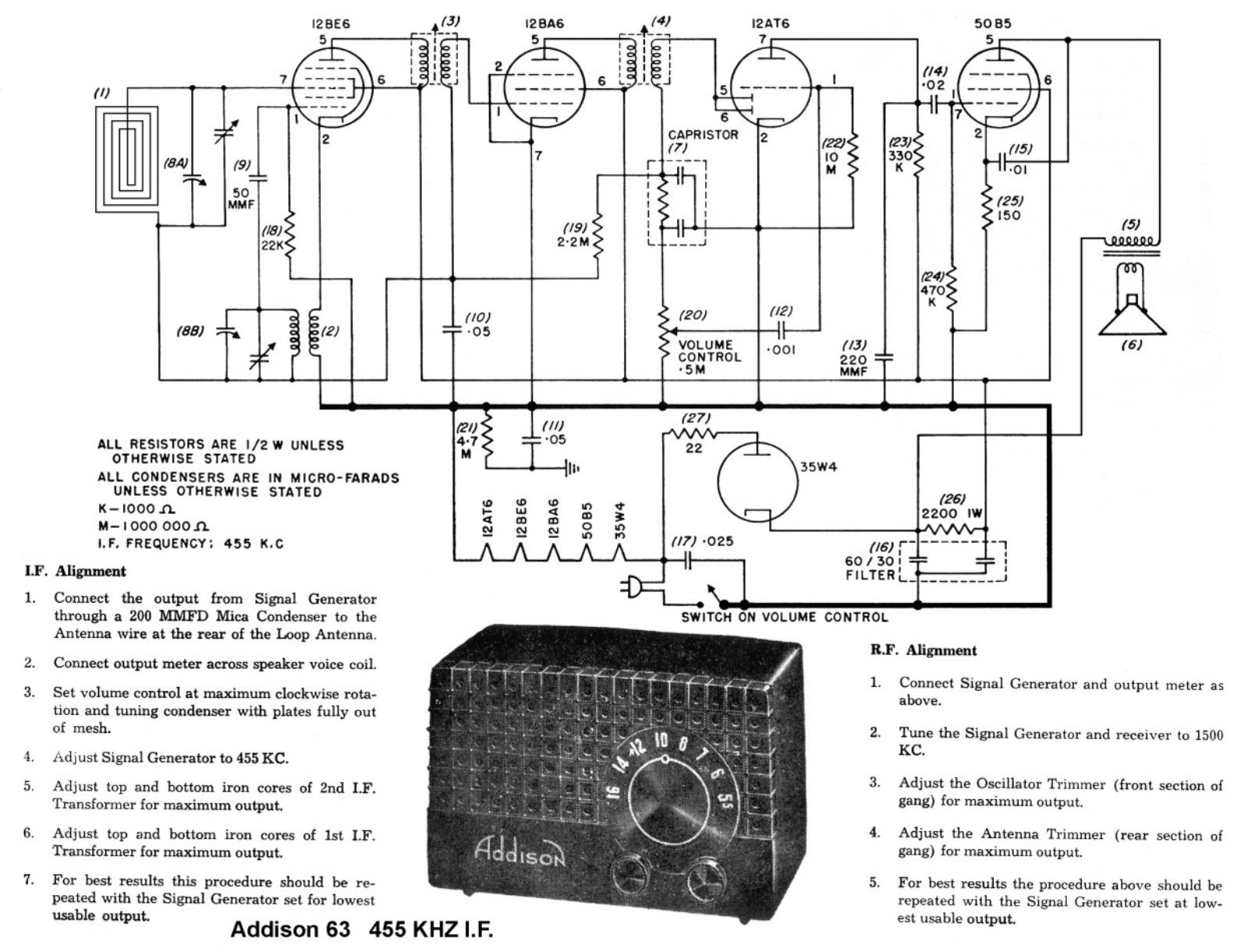 ACO Pacific 63 Schematic