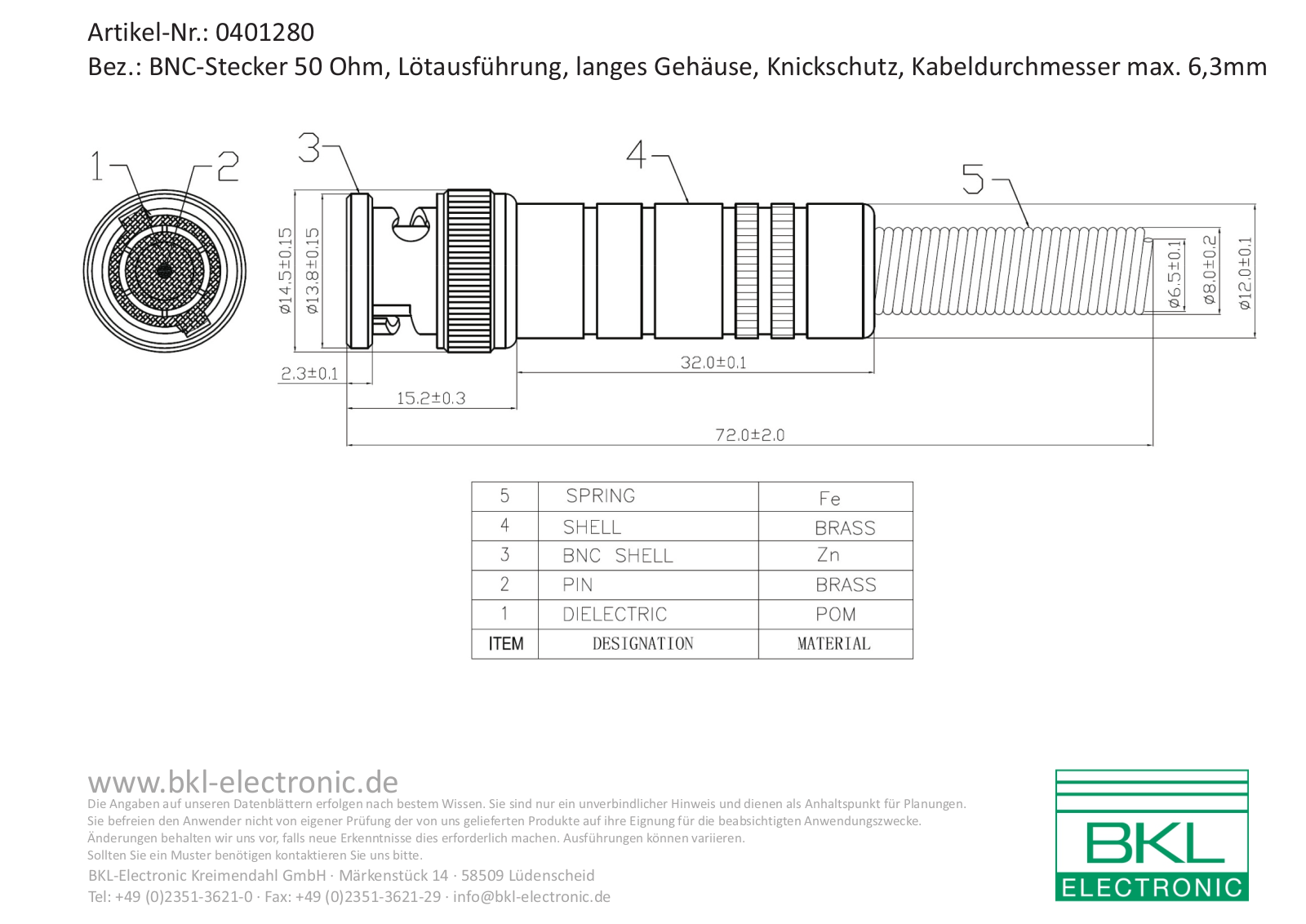 BKL BKL 0401280 Datasheet - ManualMachine.com