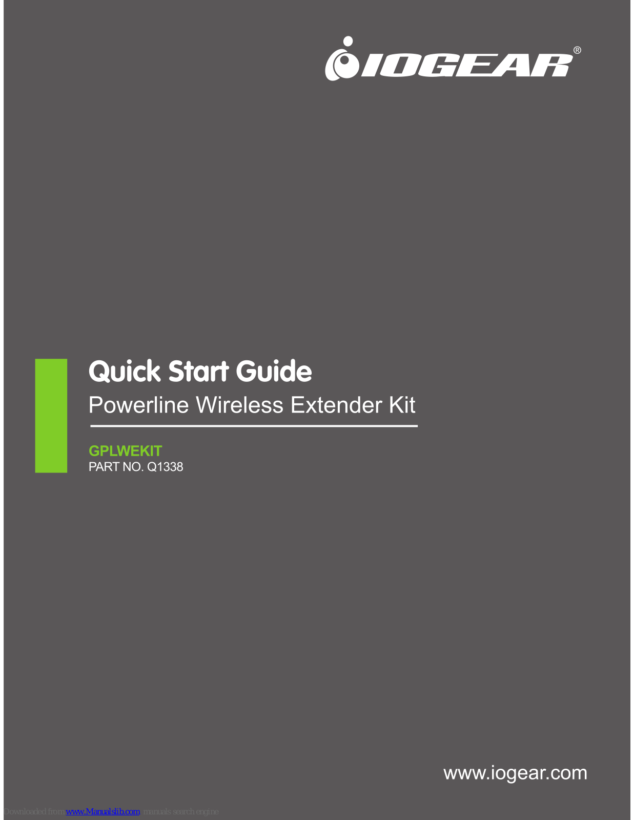 IOGear GPLWEKIT Quick Start Manual