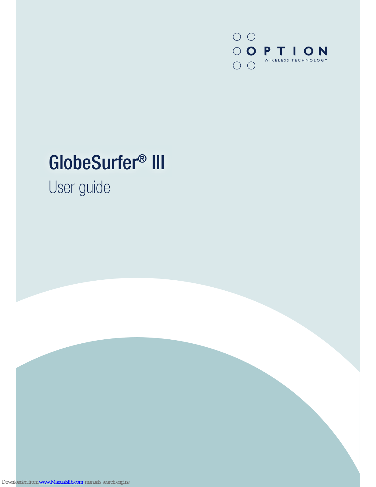 Option Wireless Technology GlobeSurfer III User Manual