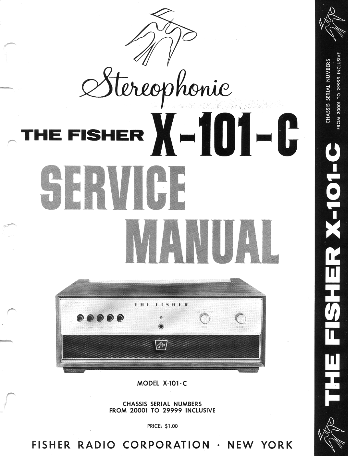 Fisher X-101-C Service manual