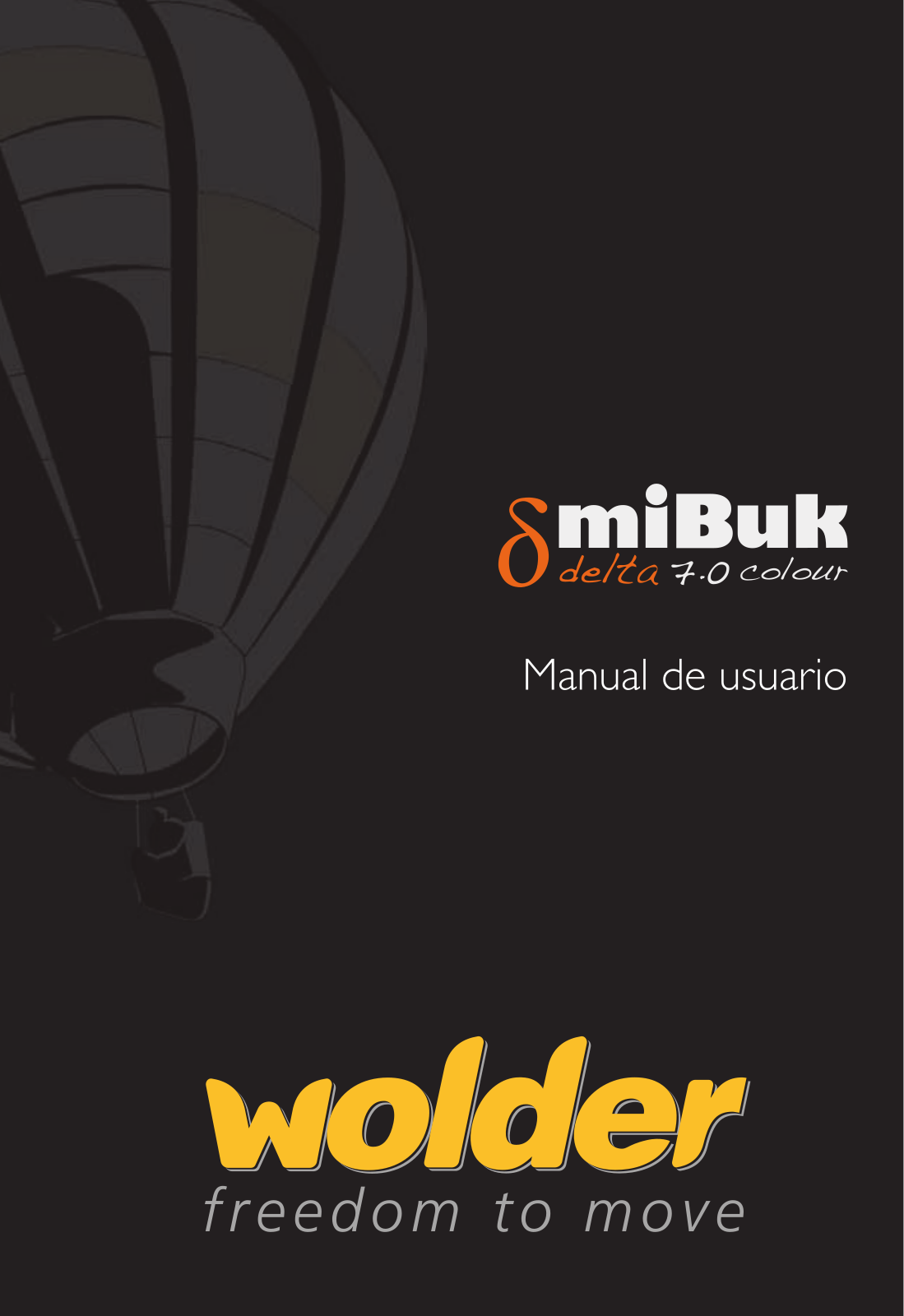 Wolder miBuk Delta 7.0 Colour Manual de Usuario