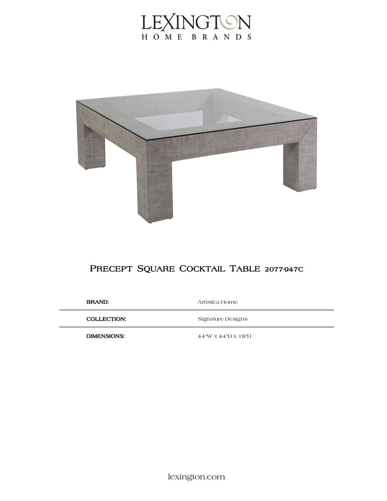 Artistica Home ATCA1119 Specifications