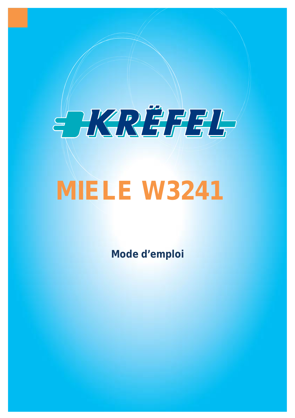 MIELE W3241 User Manual