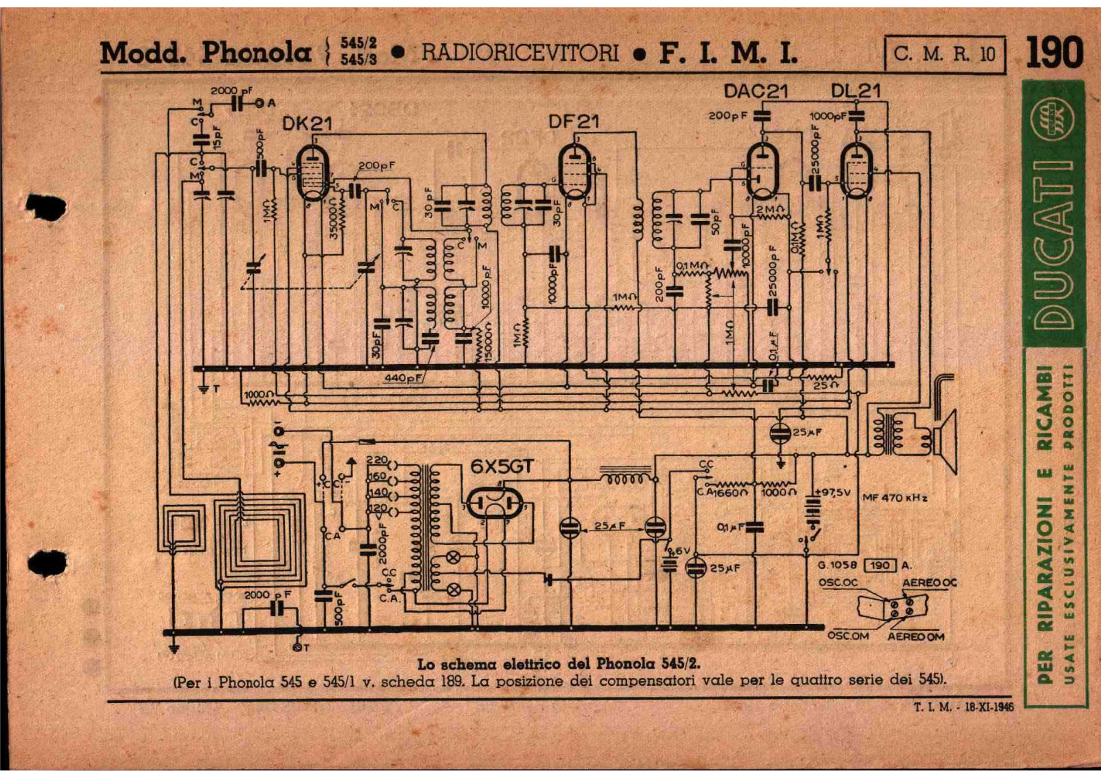 Phonola 545 2 schematic - ManualMachine.com