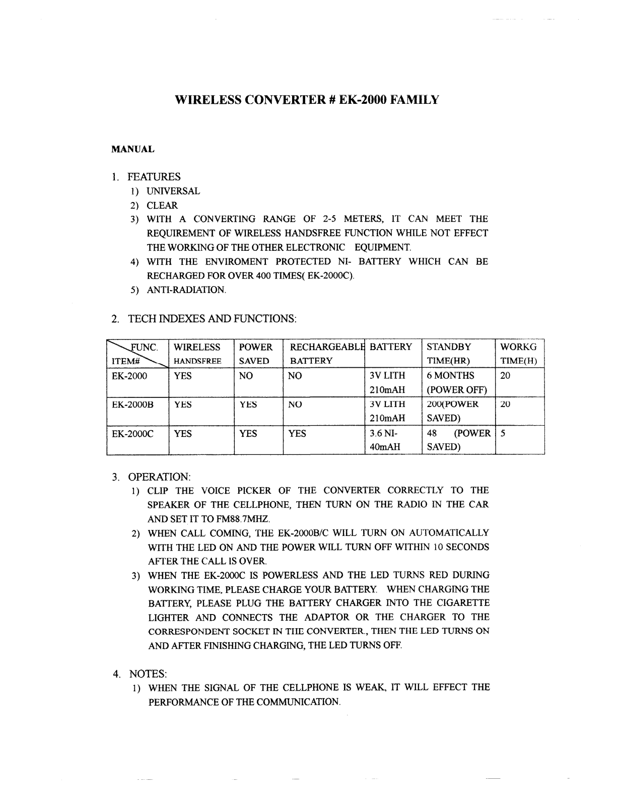 China Taly Aviation Technologies WIRELESSKIT Users Manual