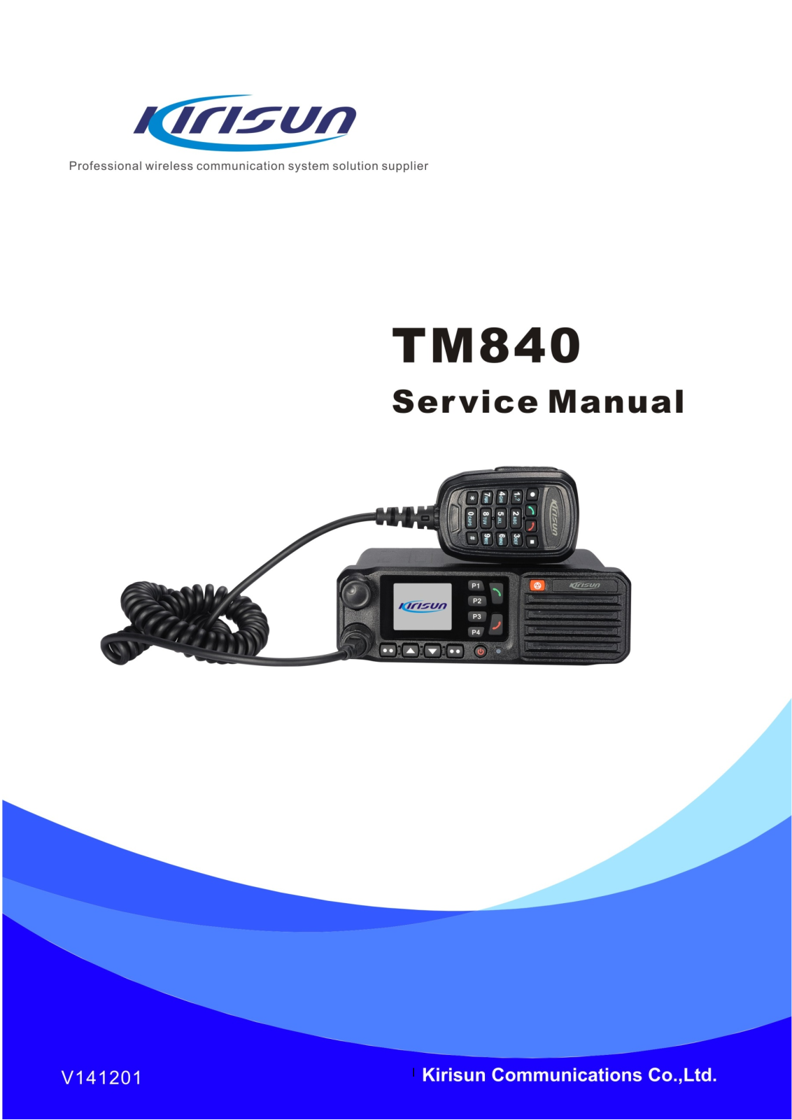 Kirisun TM840 Service Manual