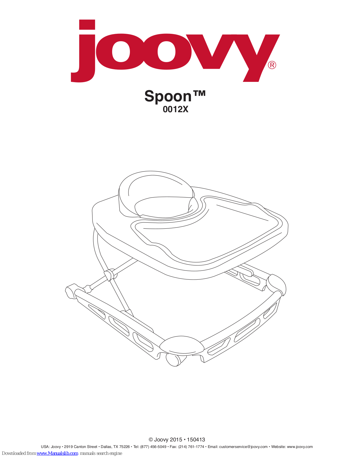 Joovy Spoon 0012X User Manual