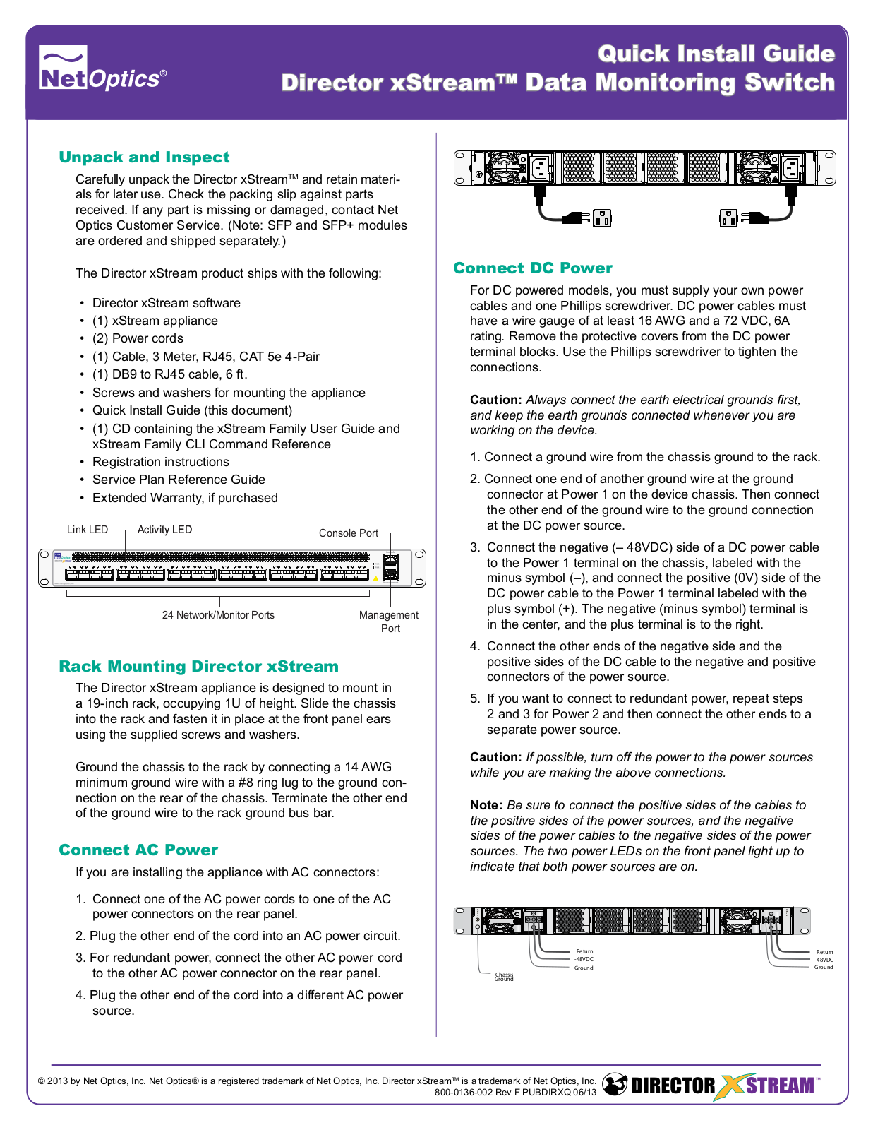 Net Optics Director xStream User Manual