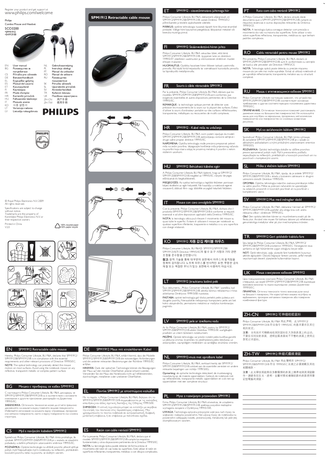 Philips SCO3200 User Manual