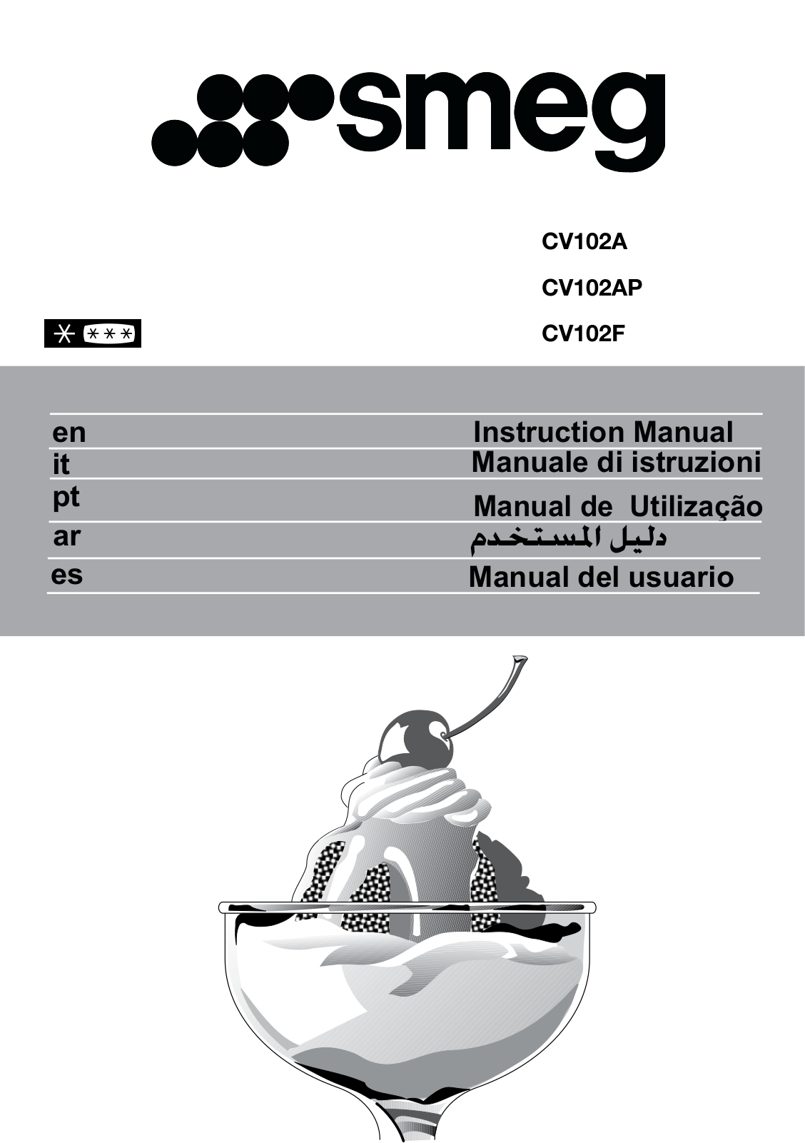 Smeg CV102F User manual