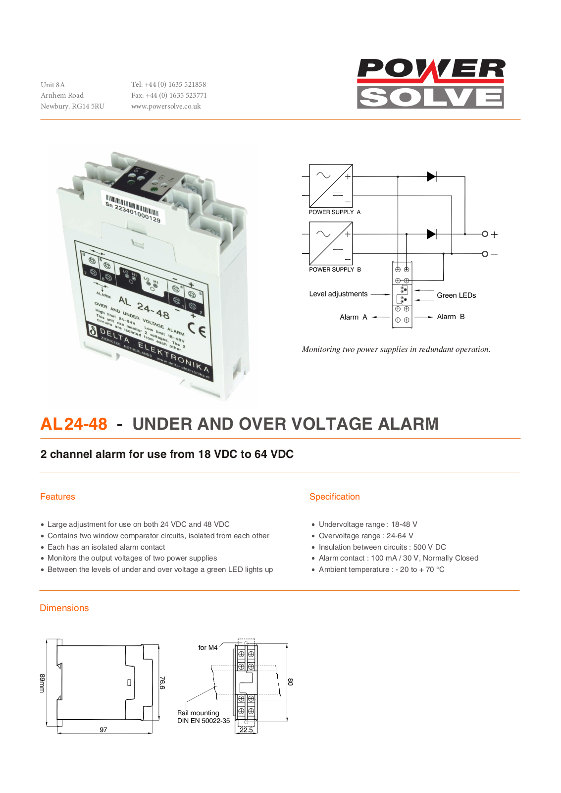 Powersolve AL48 User Manual - ManualMachine.com