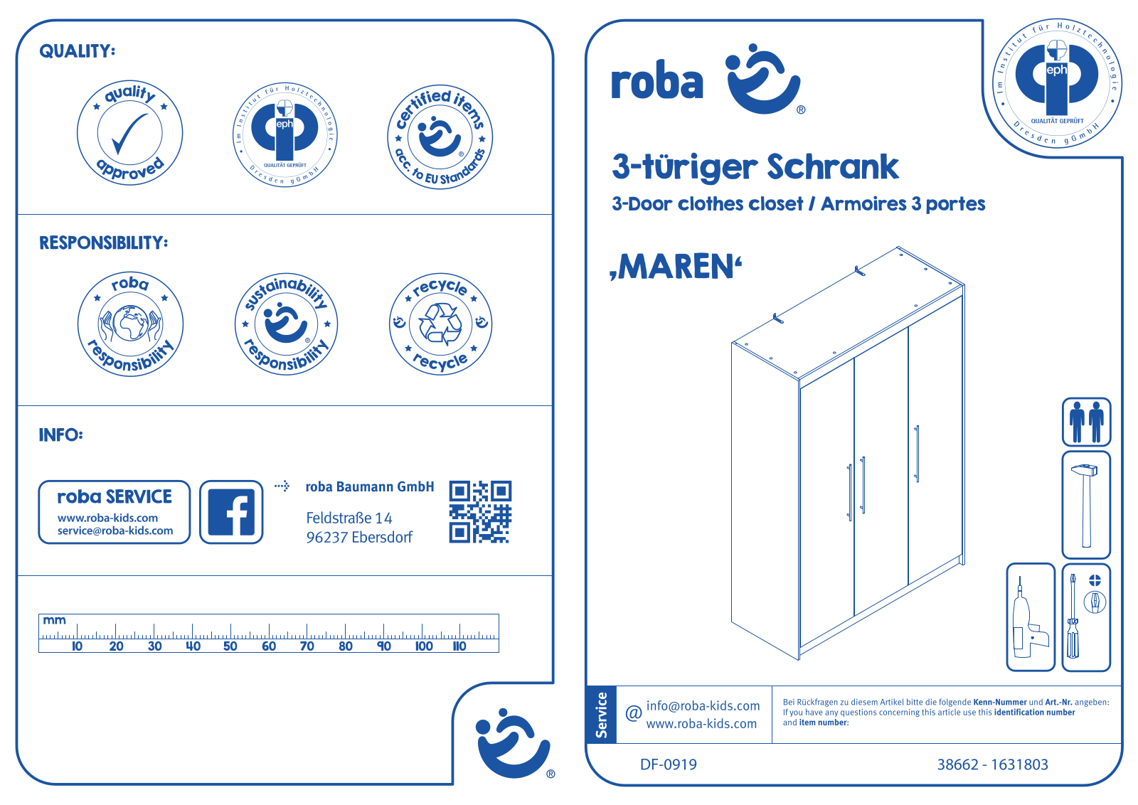 roba Maren Assembly instructions