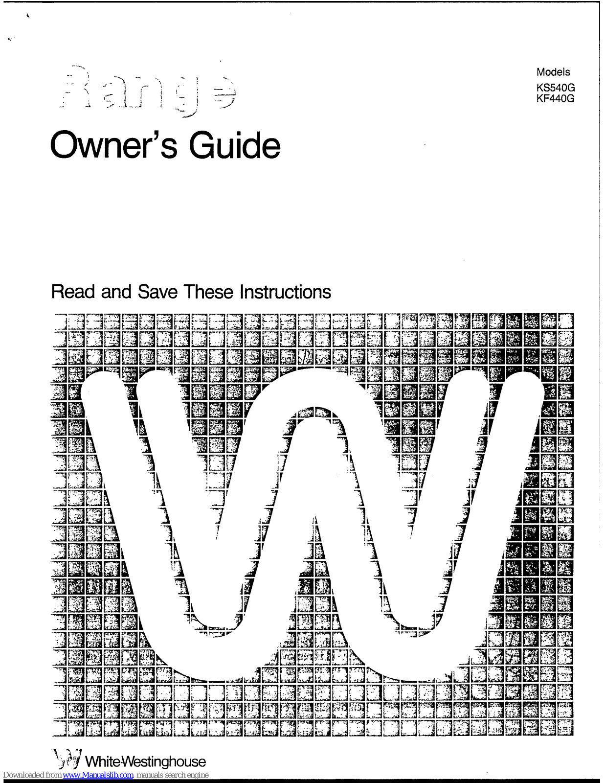 White-Westinghouse KS540G, KF440G Owner's Manual