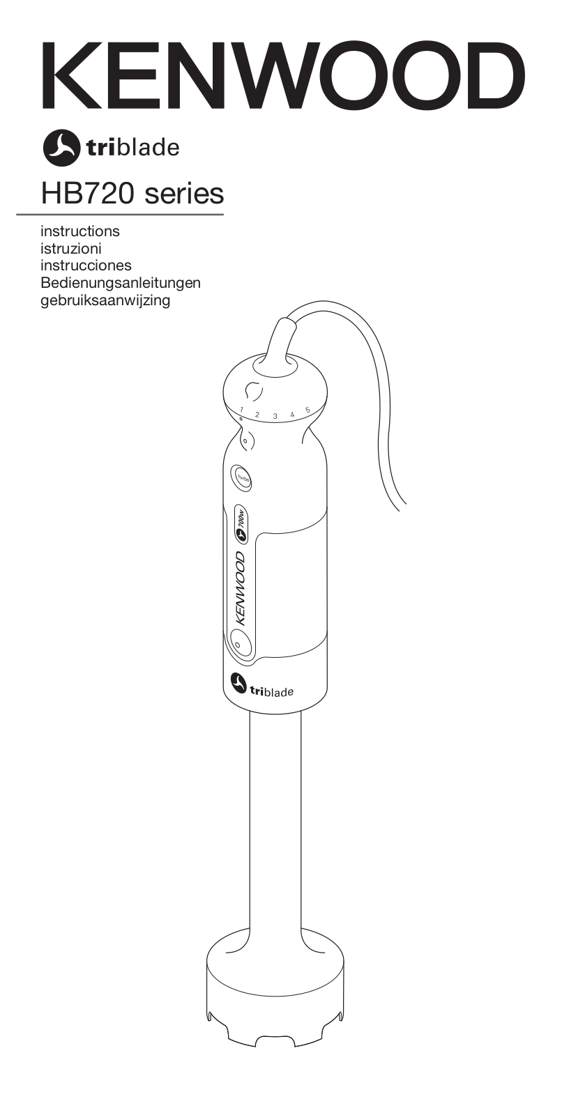 KENWOOD HB724 User Manual