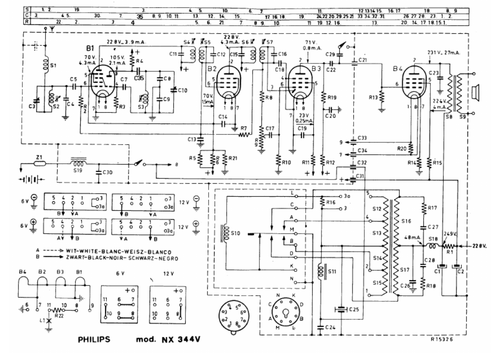 Philips nx344v schematic
