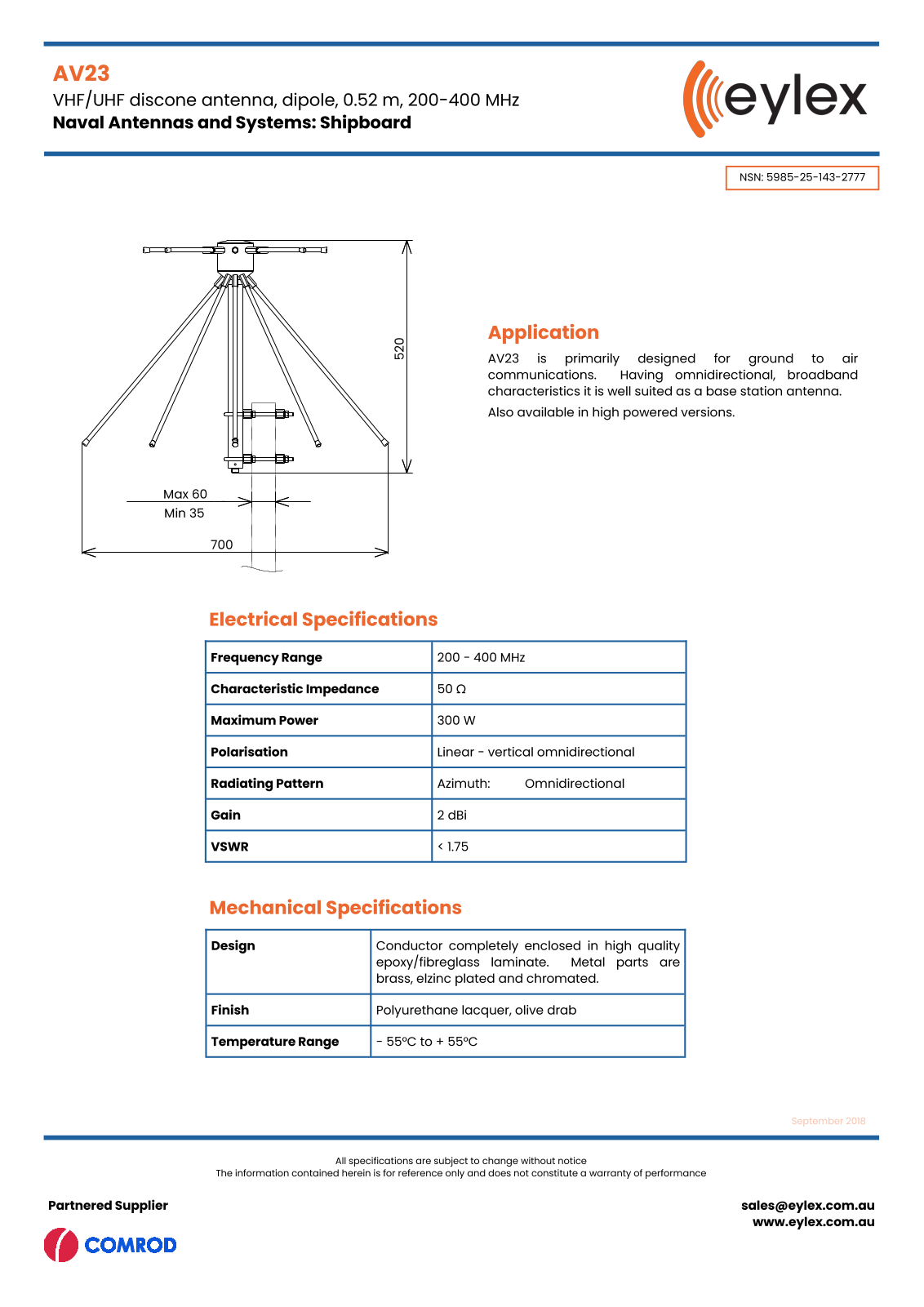 Eylex AV23 brochure - ManualMachine.com