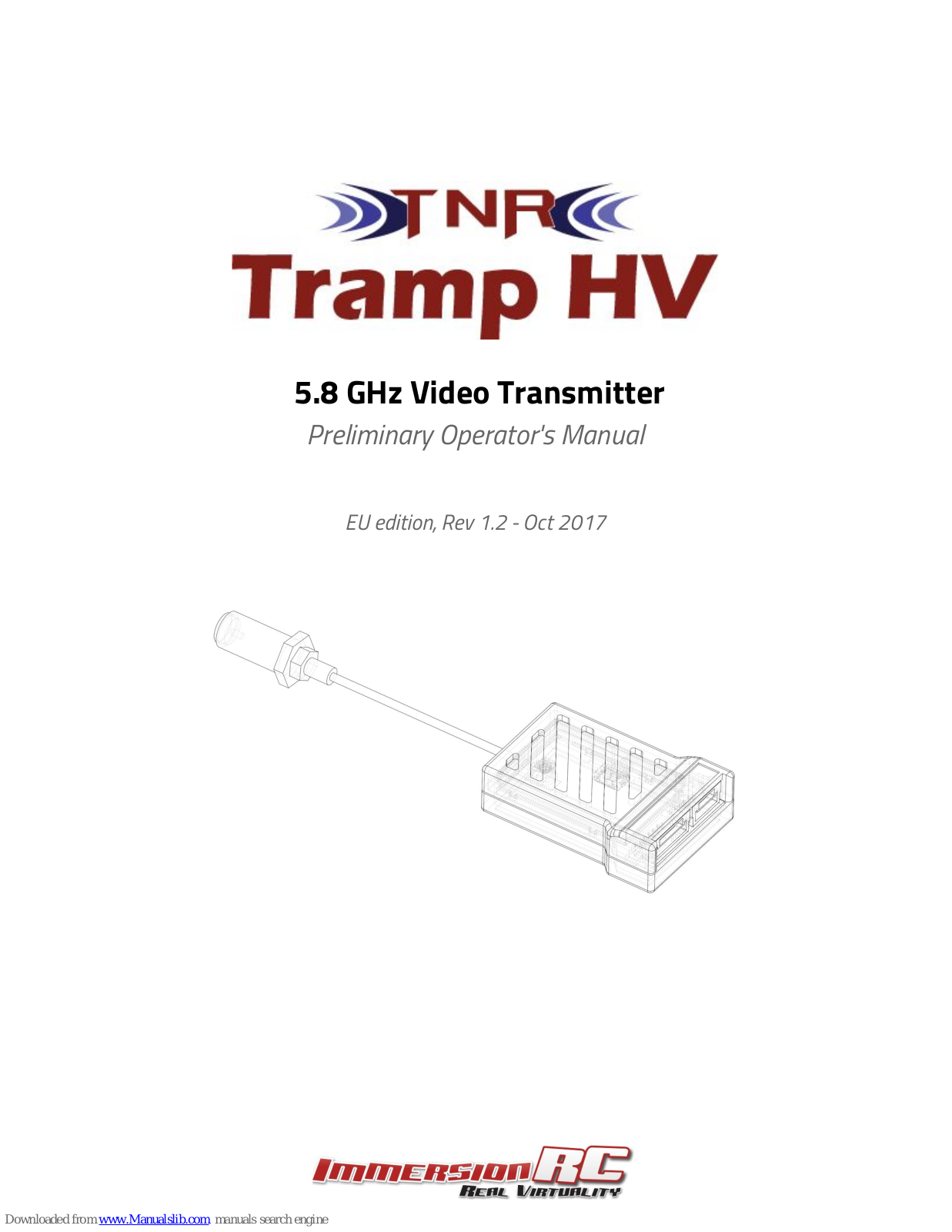 ImmersionRC Tramp HV Operator's Manual