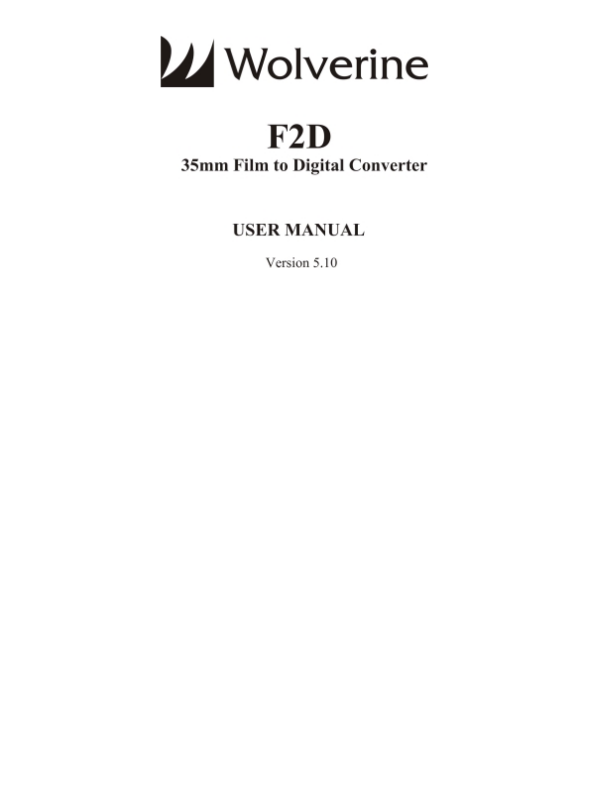 Wolverine Data F2D20MIGHTY User manual