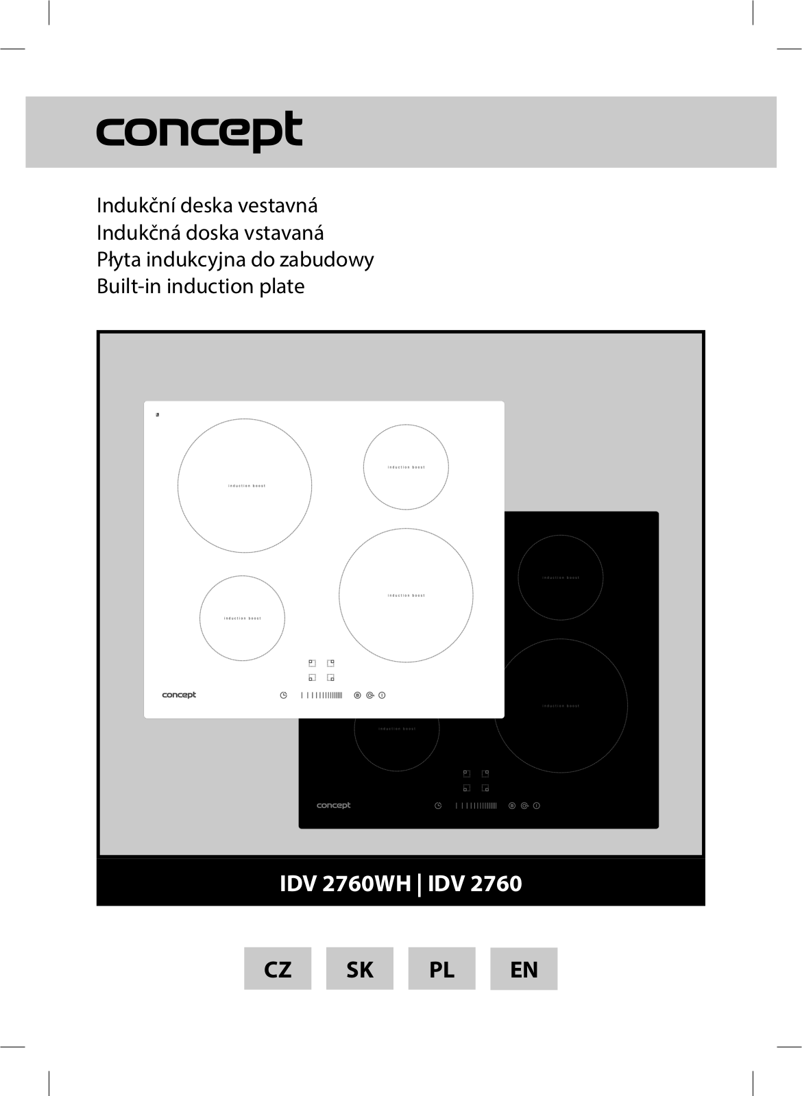 Concept IDV2760, IDV2760wh User Manual