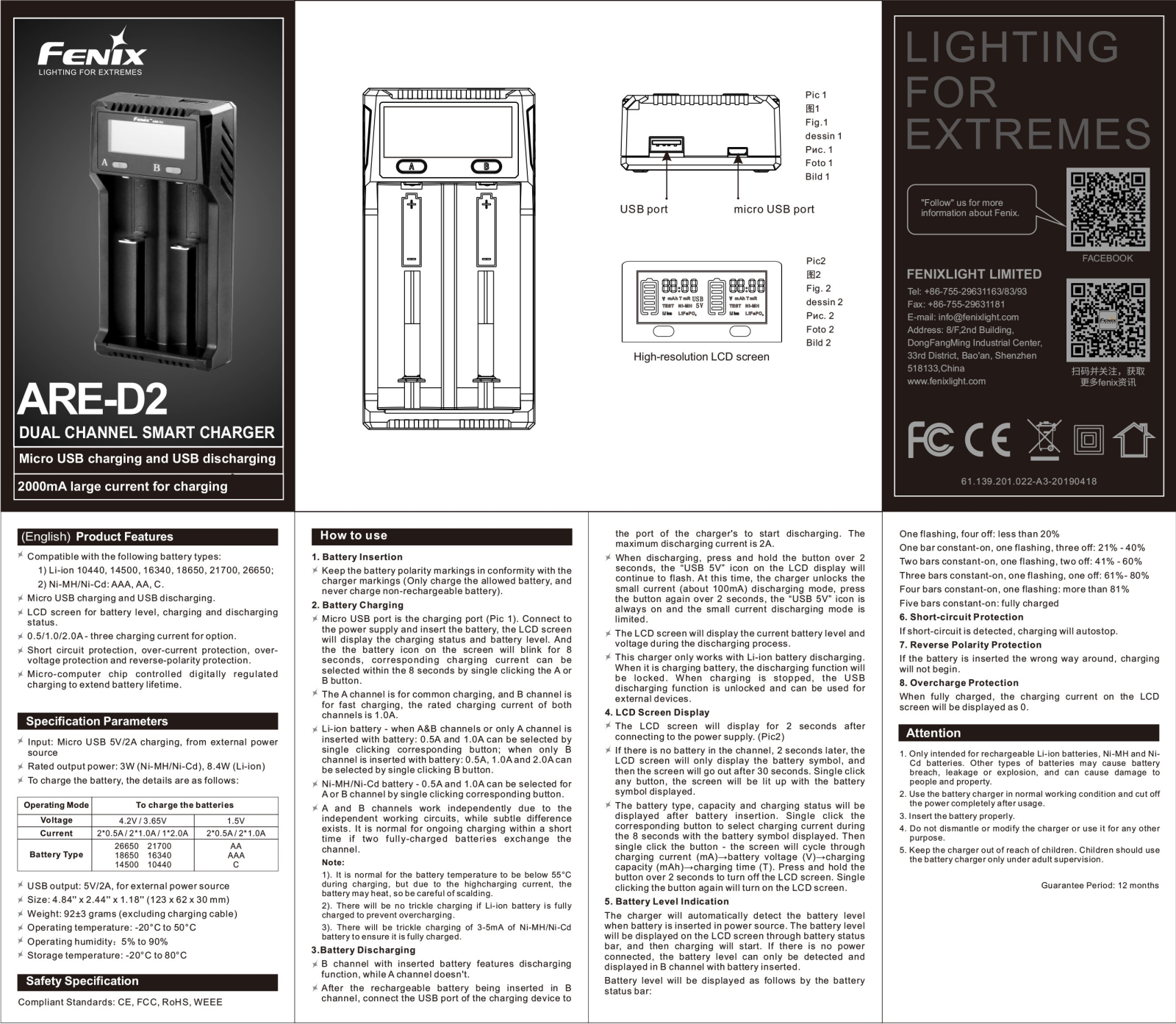 Fenix ARE-D2 User Manual