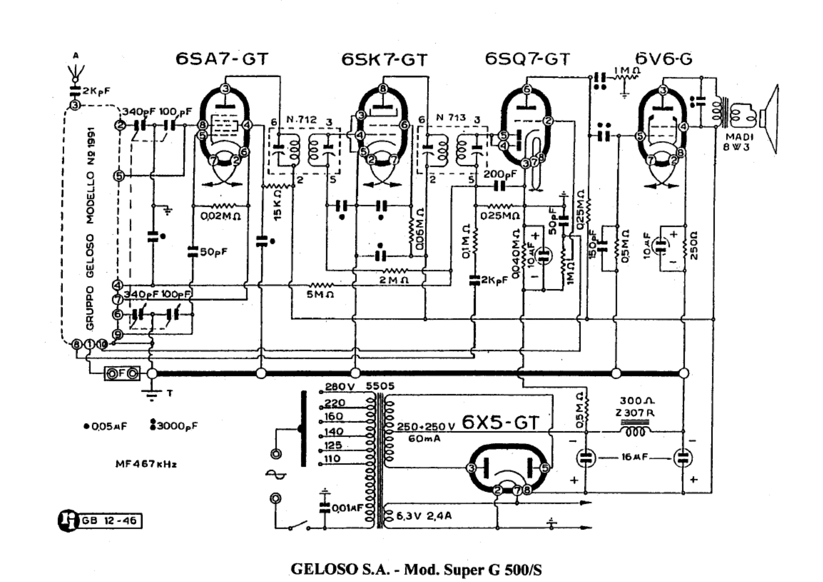 Geloso g500s schematic - ManualMachine.com