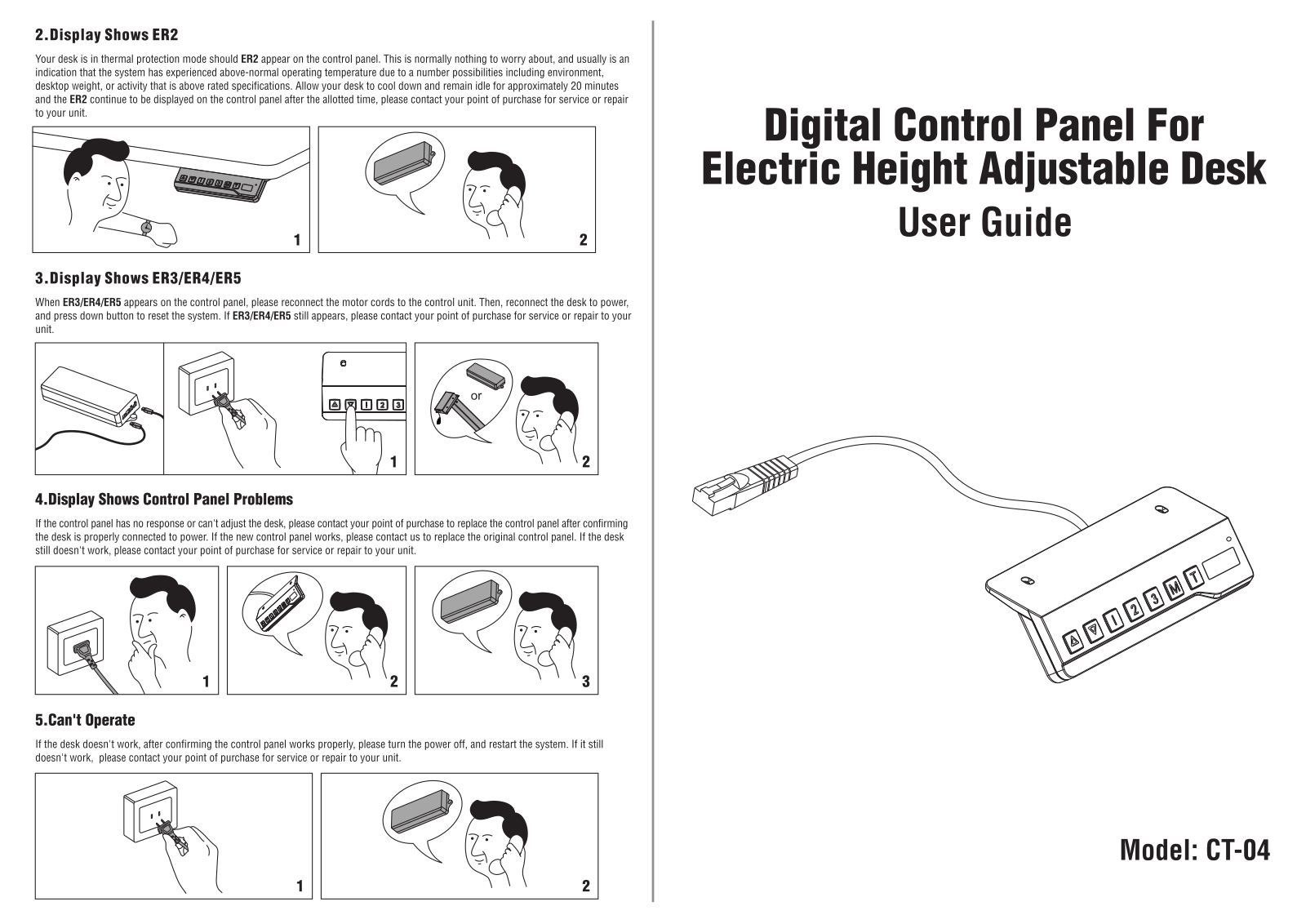 SpeaKa Professional CT-04 Operating Instructions