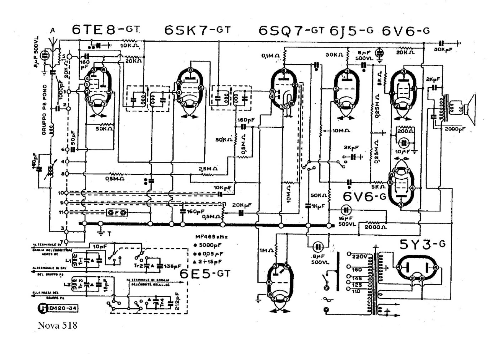 Nova 518 schematic