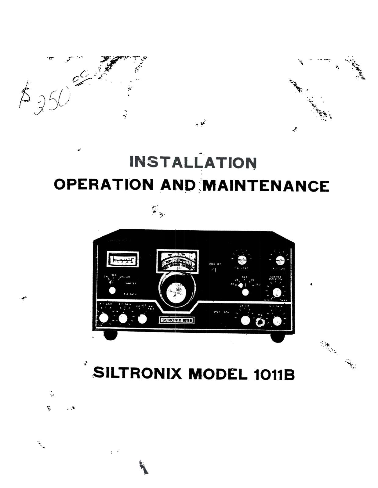 SILTRONIC 1011 User Manual - ManualMachine.com