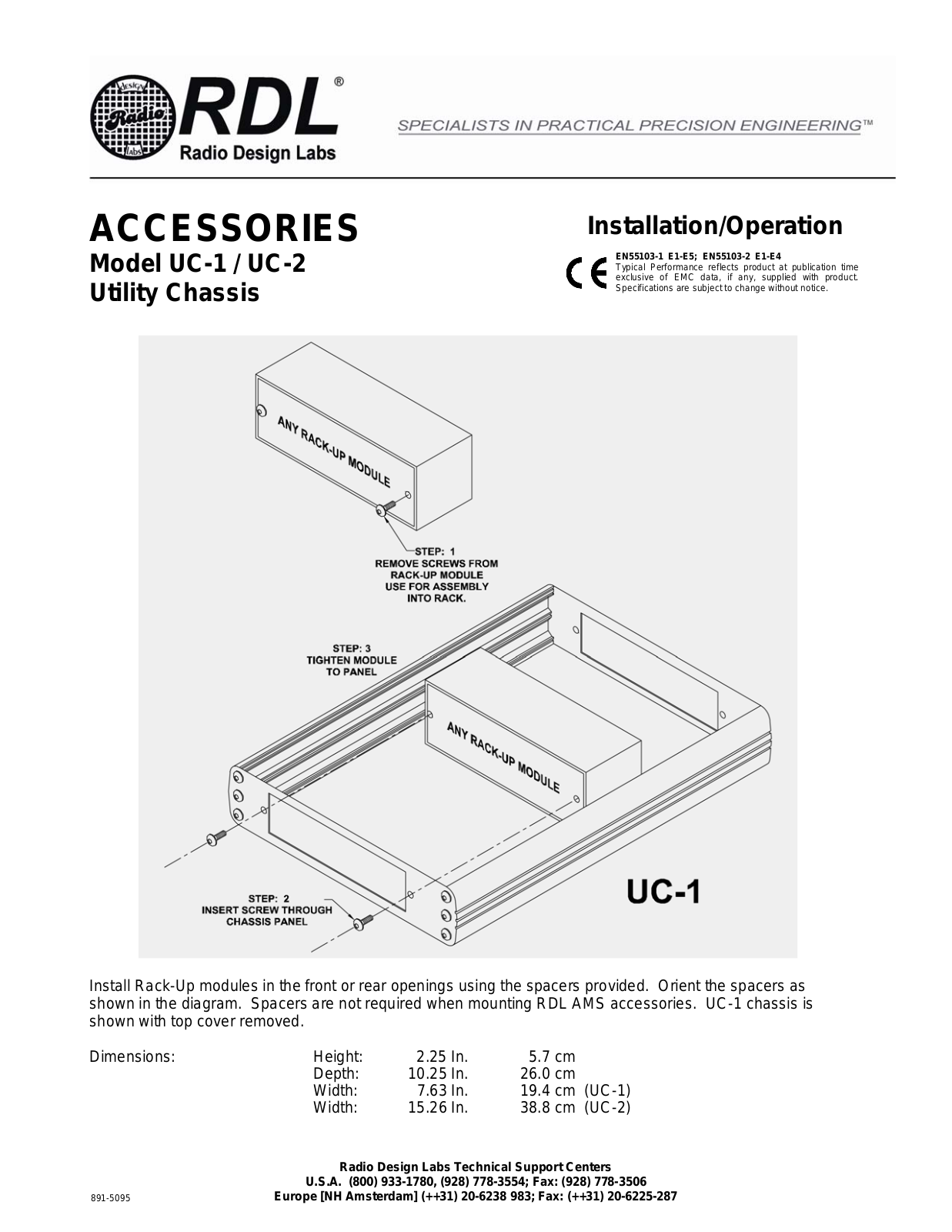 RDL UC-2R Quick Start Guide - ManualMachine.com