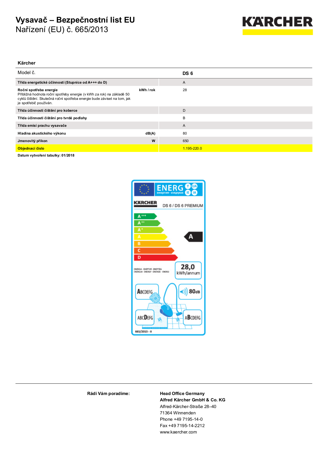 Kärcher DS6 User Manual