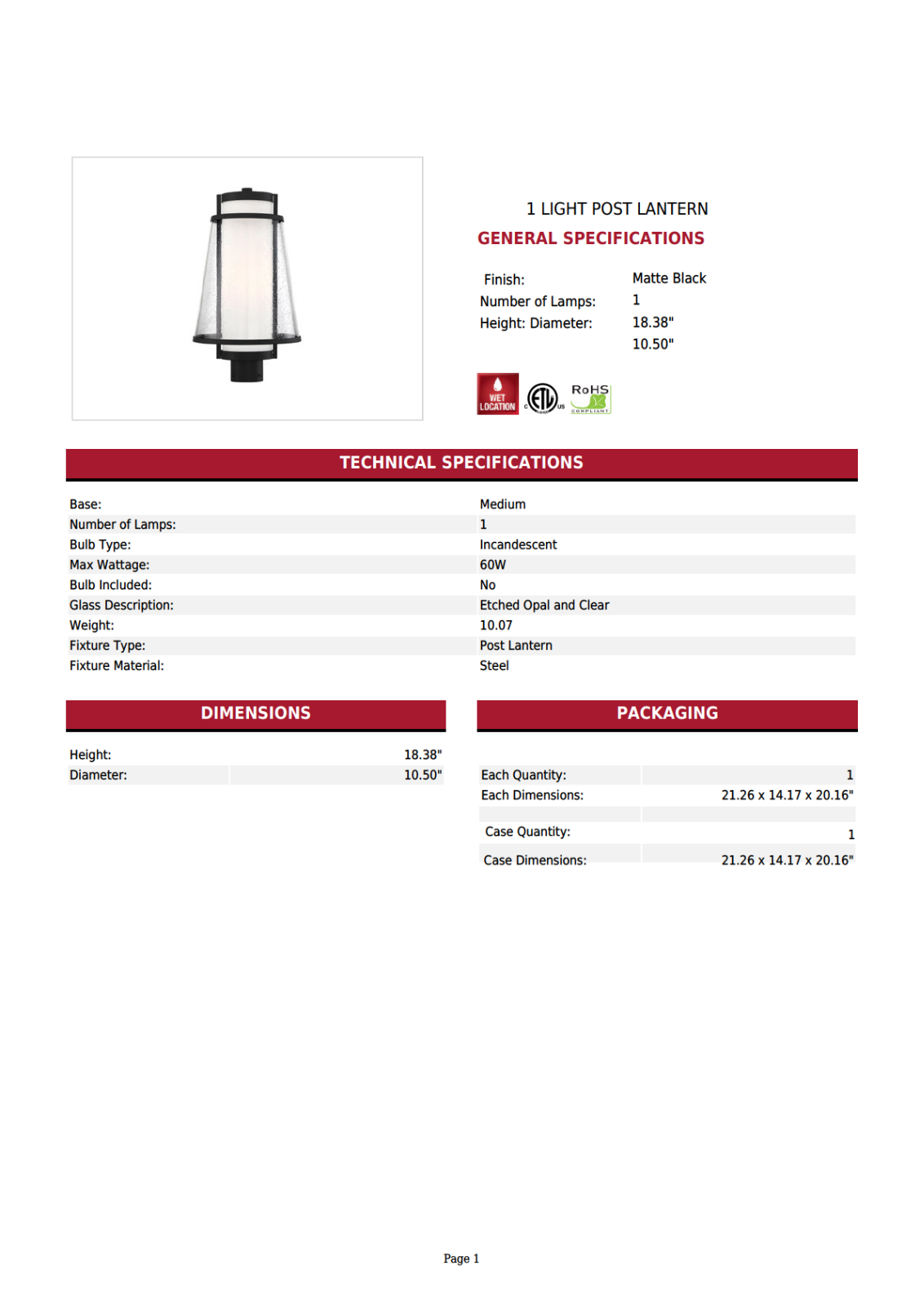 Joss & Main W000087235 Specifications - ManualMachine.com