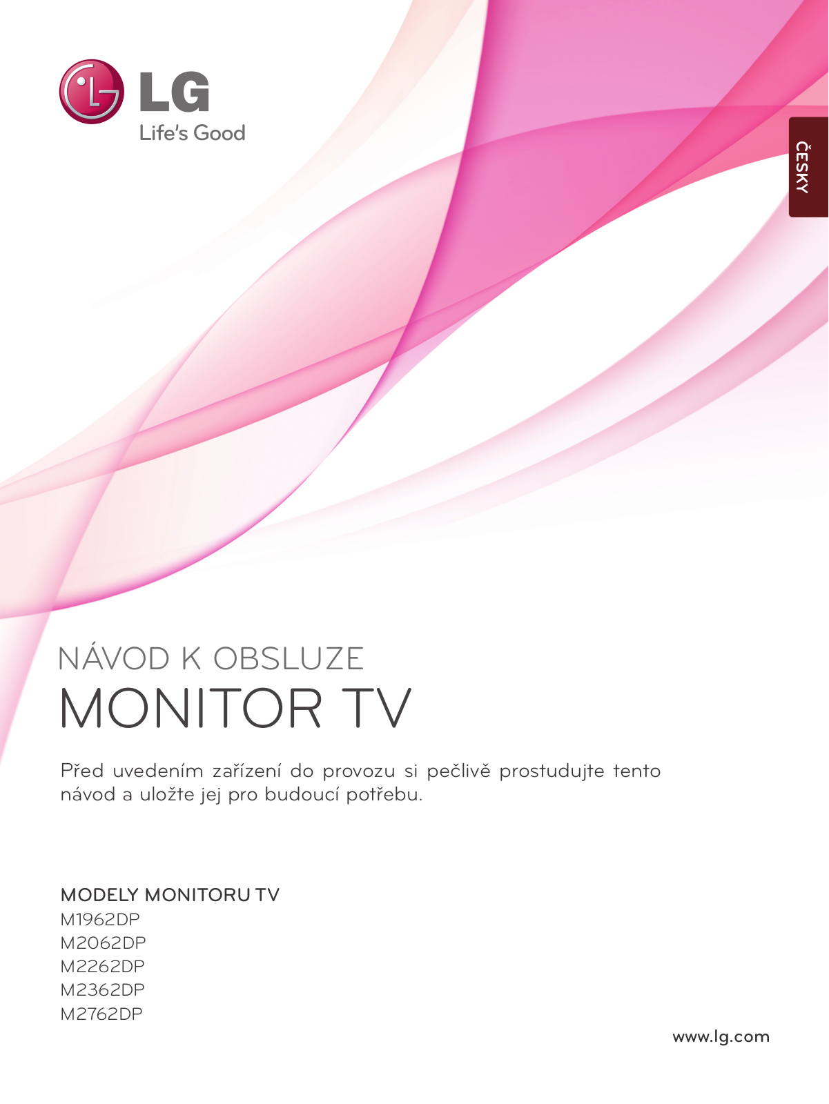 Lg M1962DP, M2062DP, M2262DP, M2362DP, M2762DP user Manual