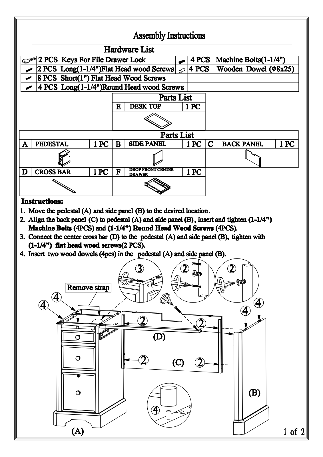 Lark Manor™ DRBC2318 Installation & Assembly - ManualMachine.com