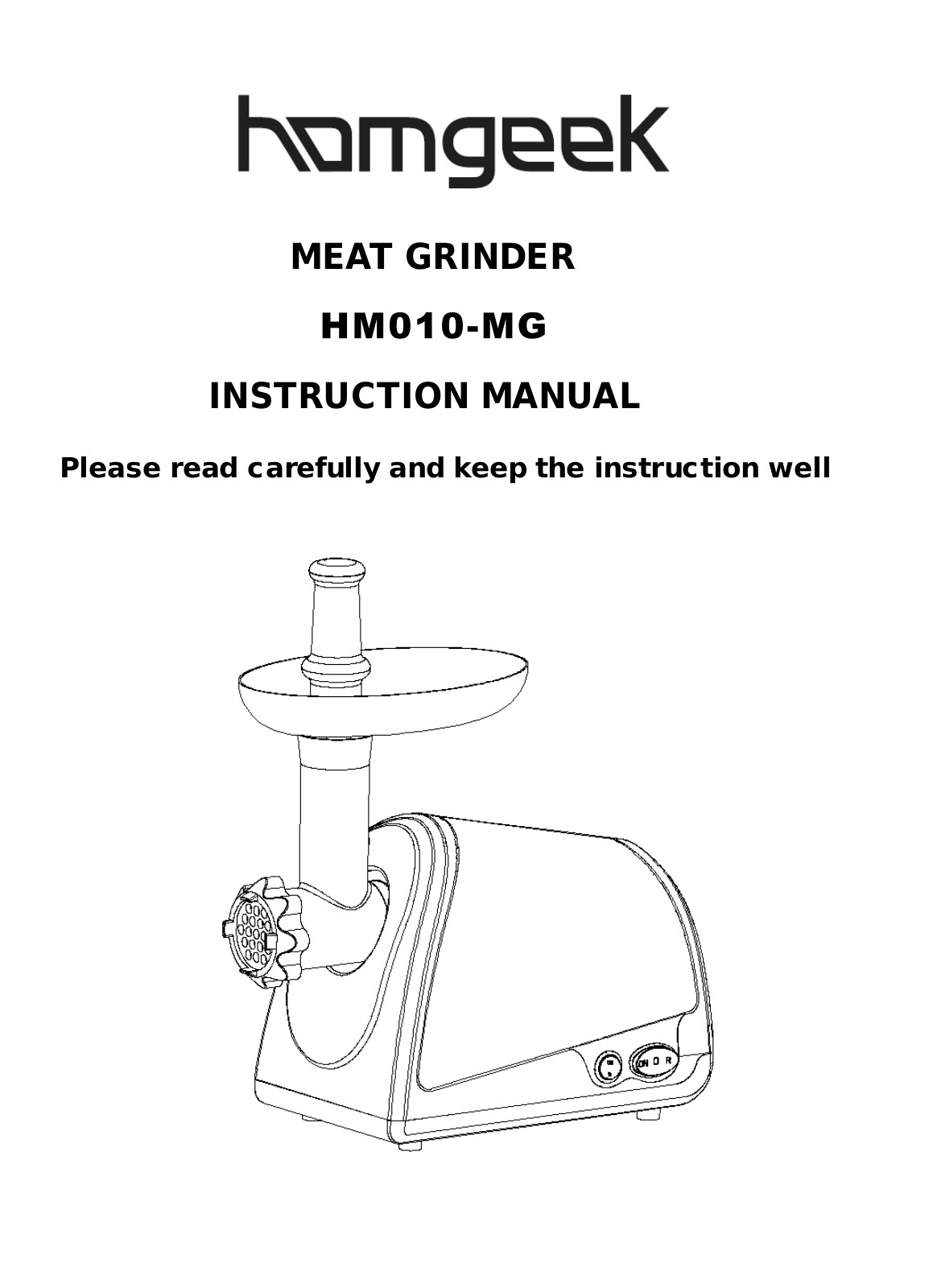 Homgeek HM010-MG User Manual