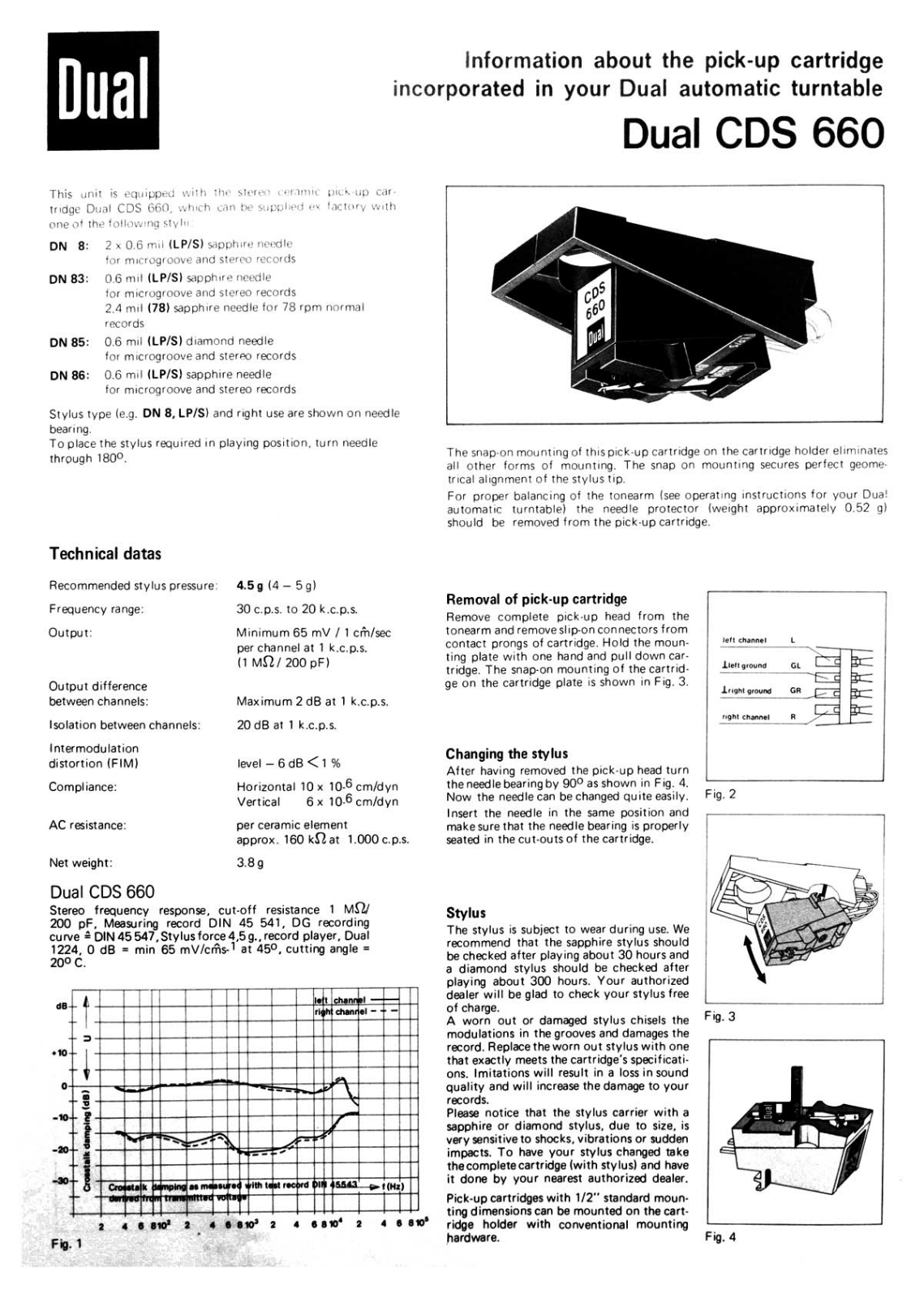 Dual CDS-660 Service Manual