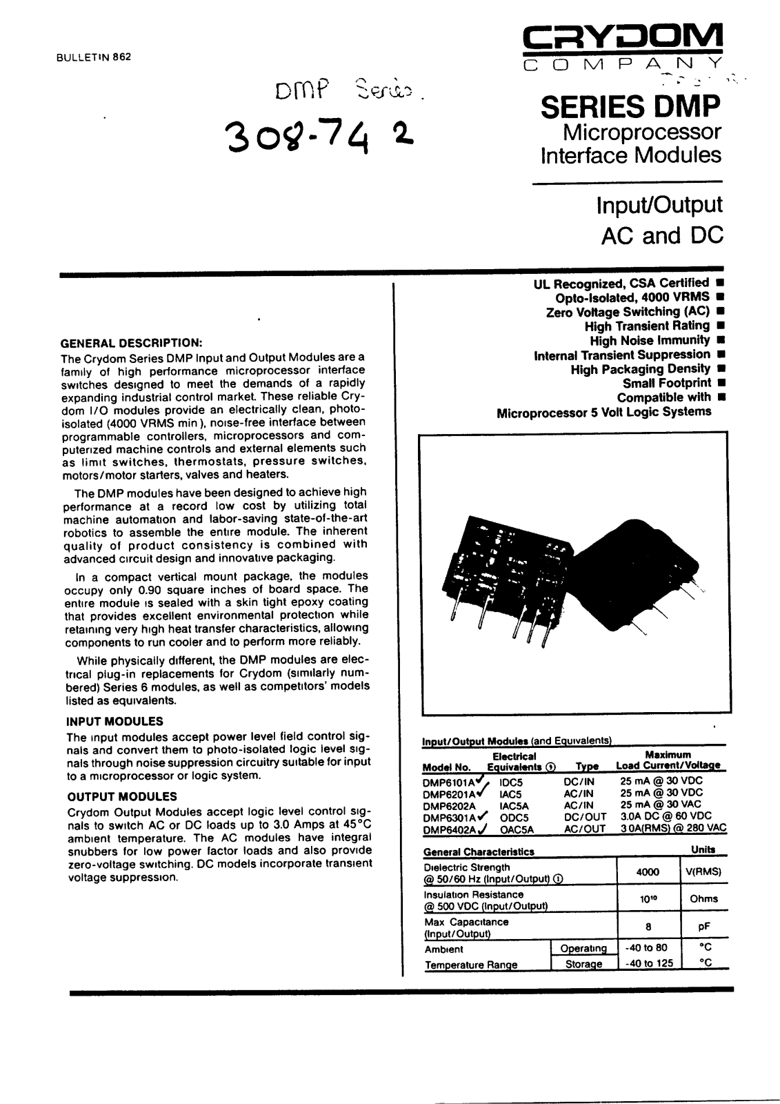 Datasheet DMP6301A Specification - ManualMachine.com