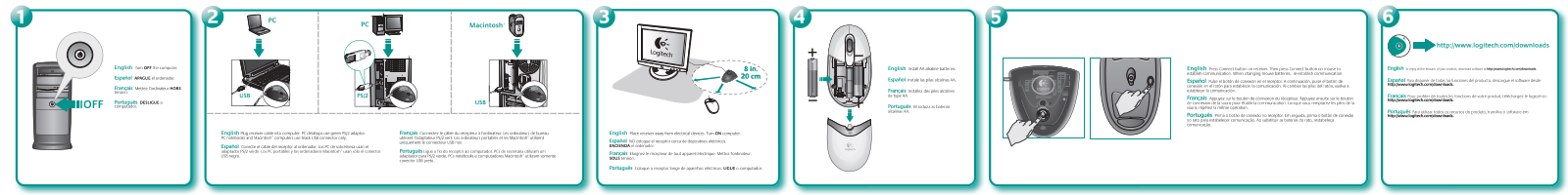 Logitech Cordless Optical Mouse Installation Manual - ManualMachine.com