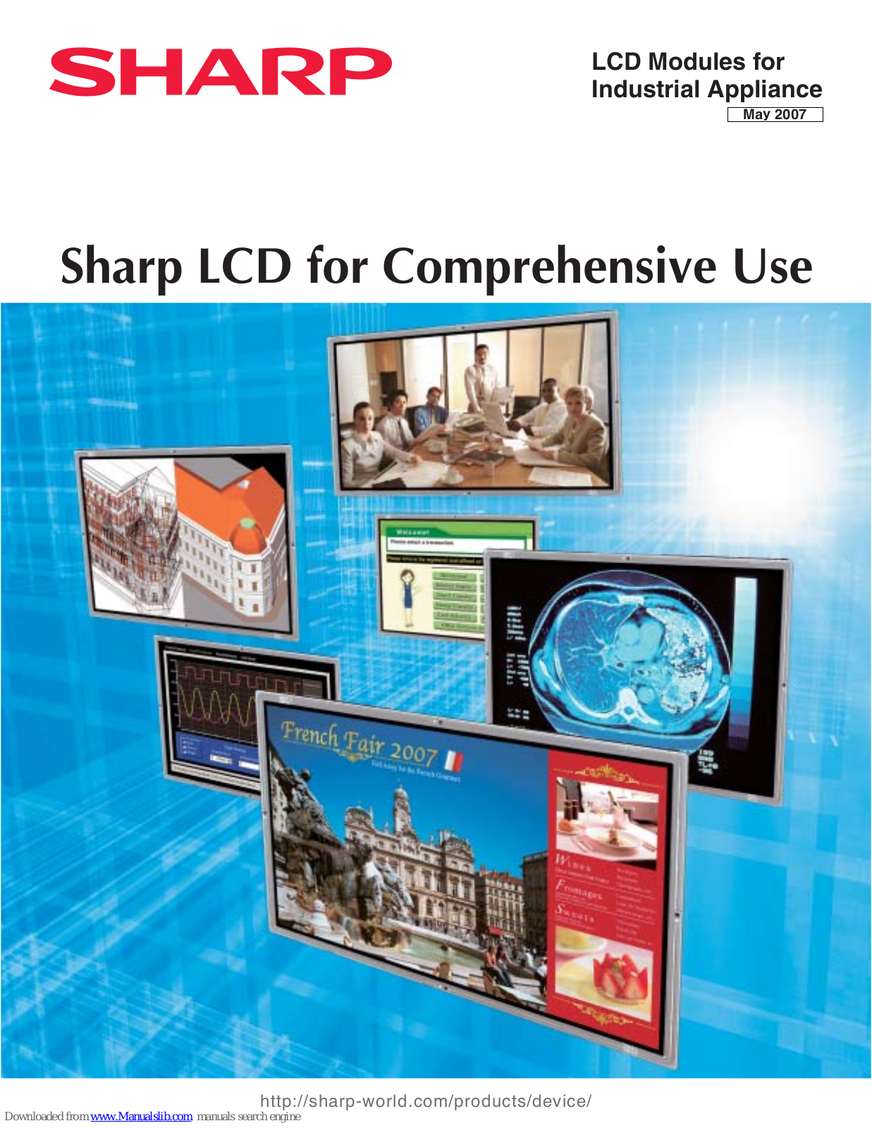 Sharp LCD Modules for Industrial Appliance Manual