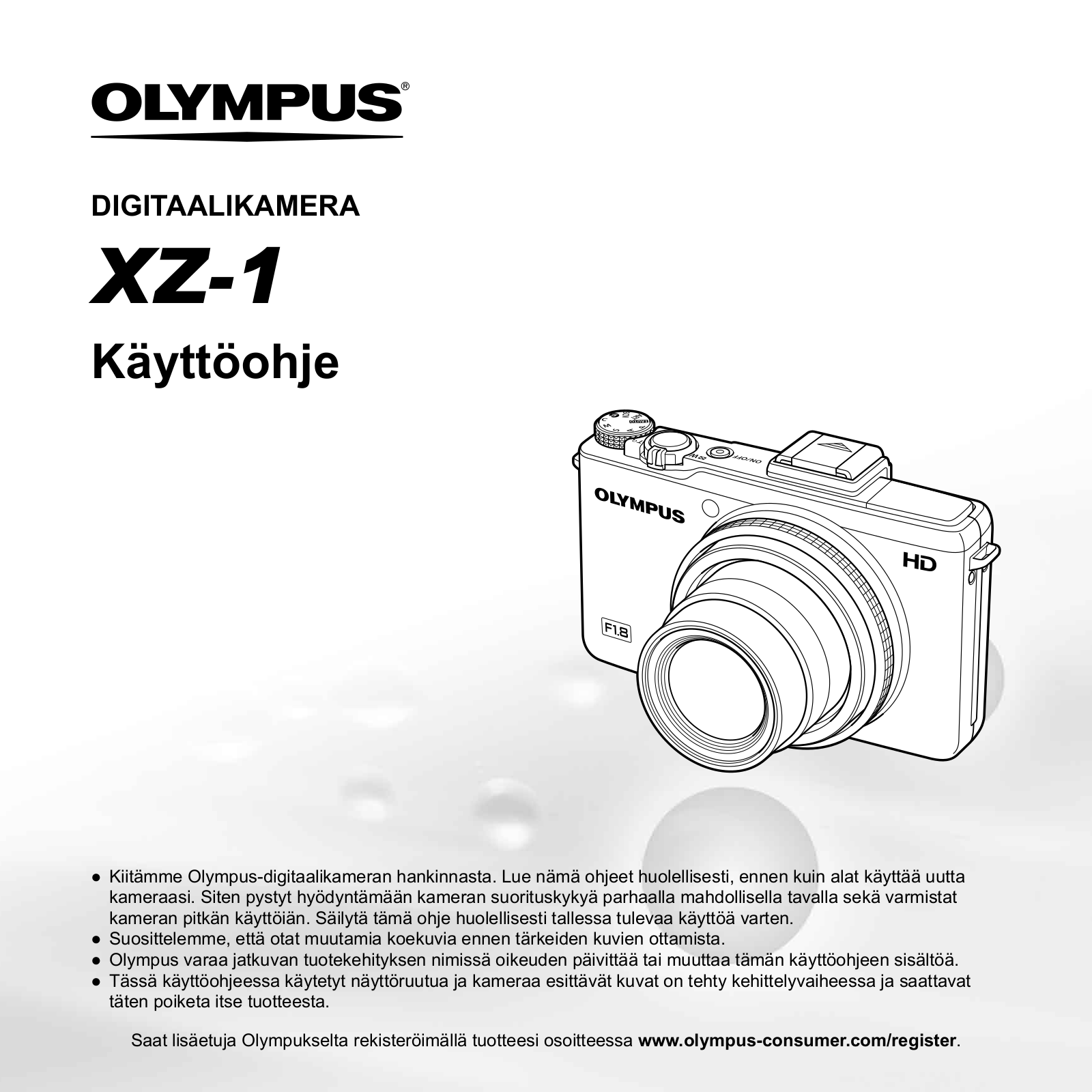 OLYMPUS XZ-1 User Manual