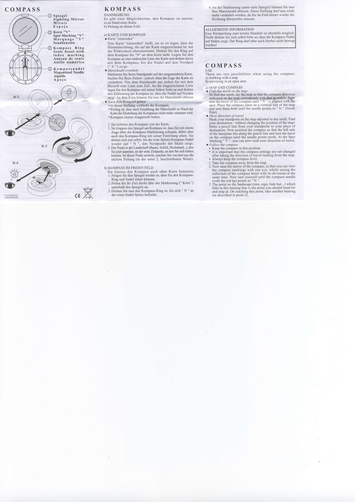 Barigo Compass User Manual - ManualMachine.com