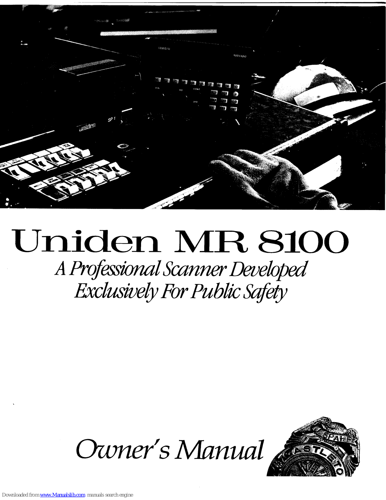 Uniden MR 8100 Owner's Manual