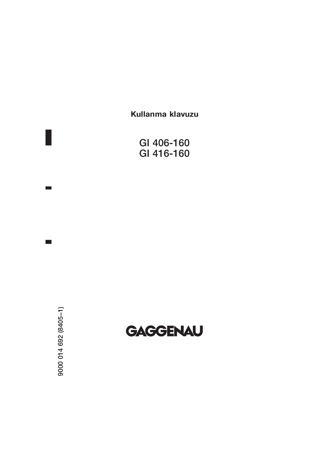 Gaggenau GI416560, GI416160 User Manual