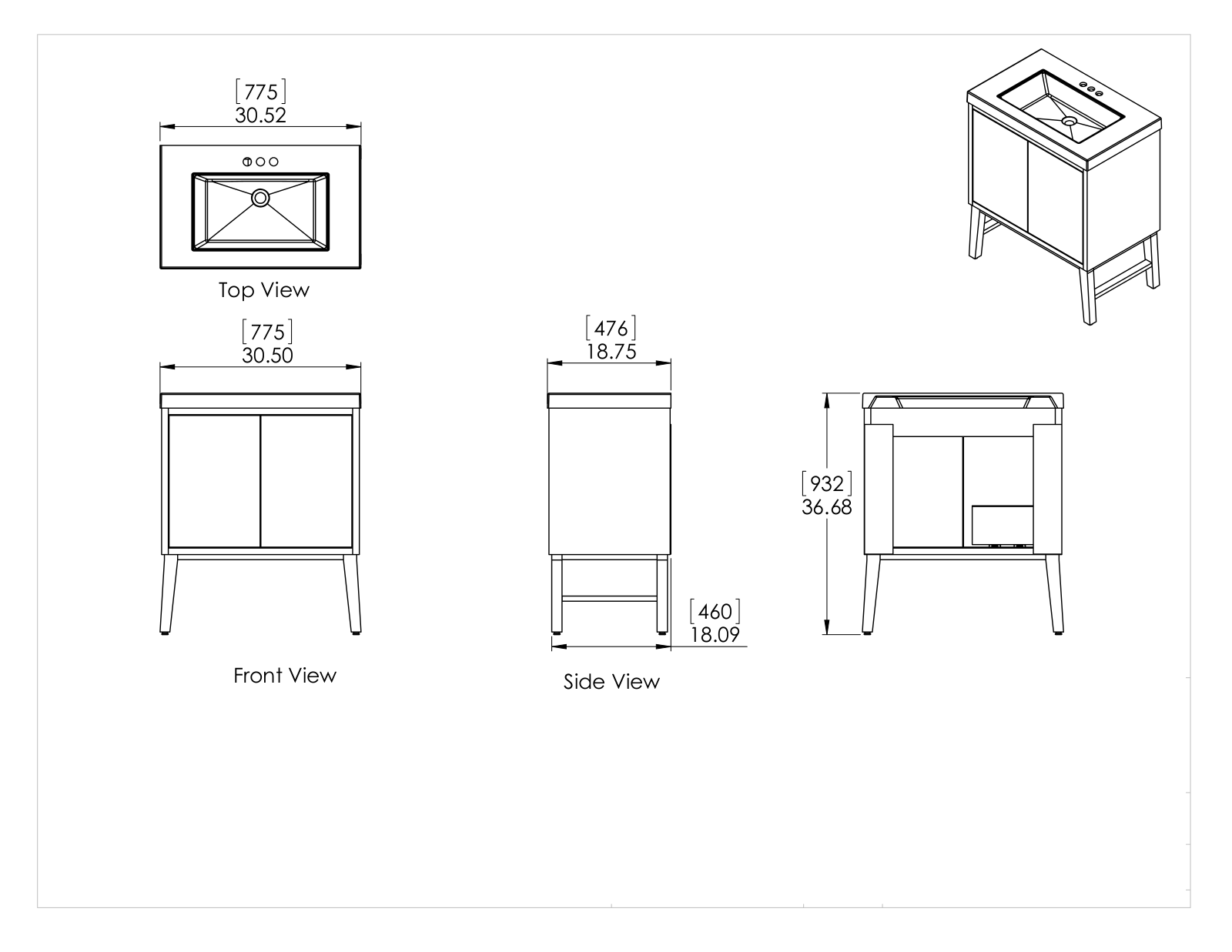 Union Rustic W002981406 Dimensions - ManualMachine.com