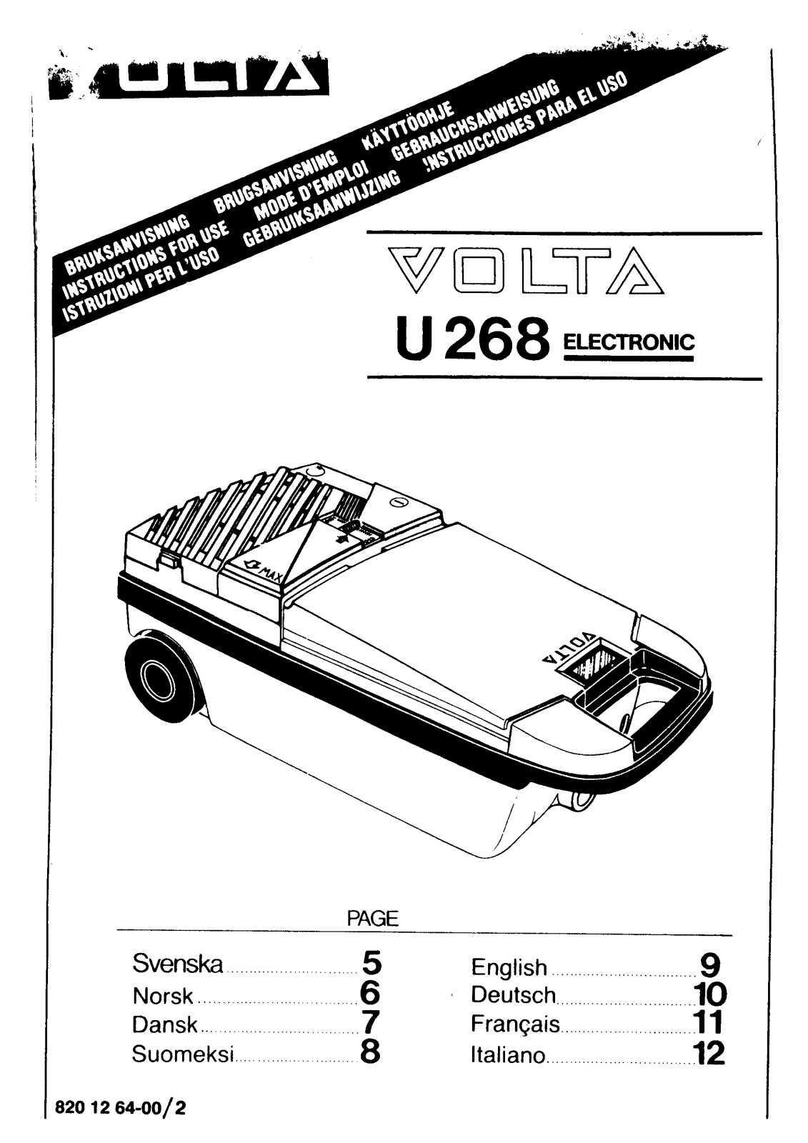 Volta U268 User Manual