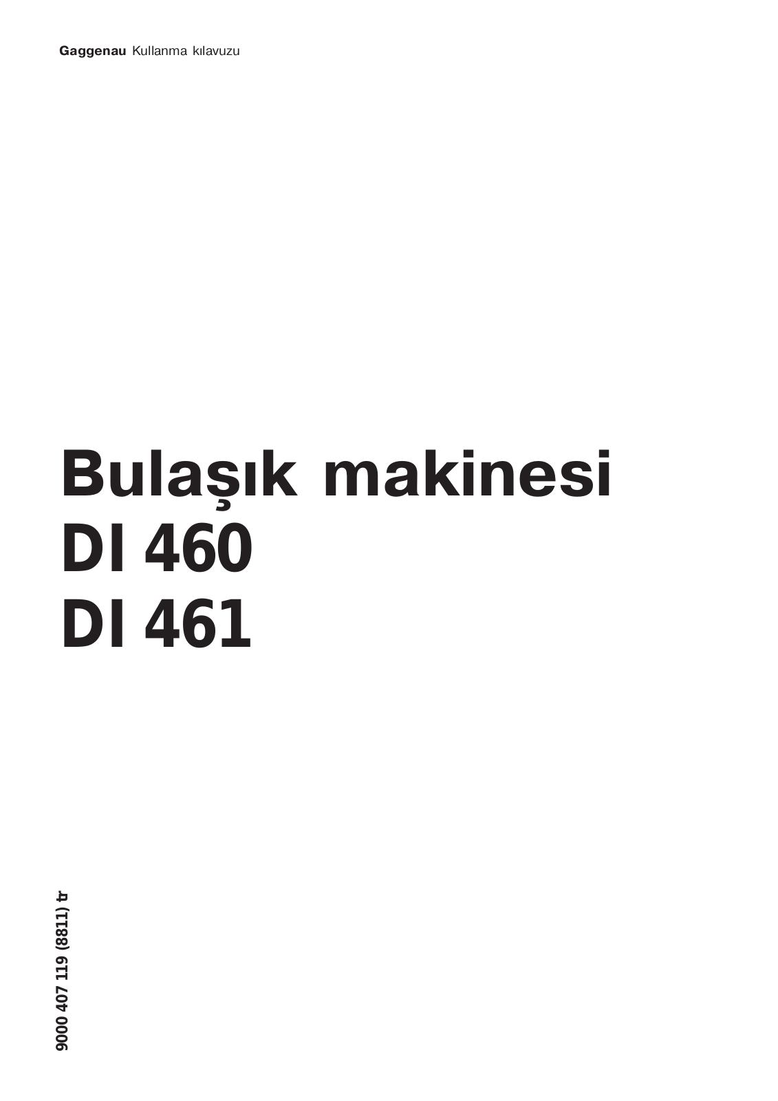 Gaggenau DI460111 User Manual