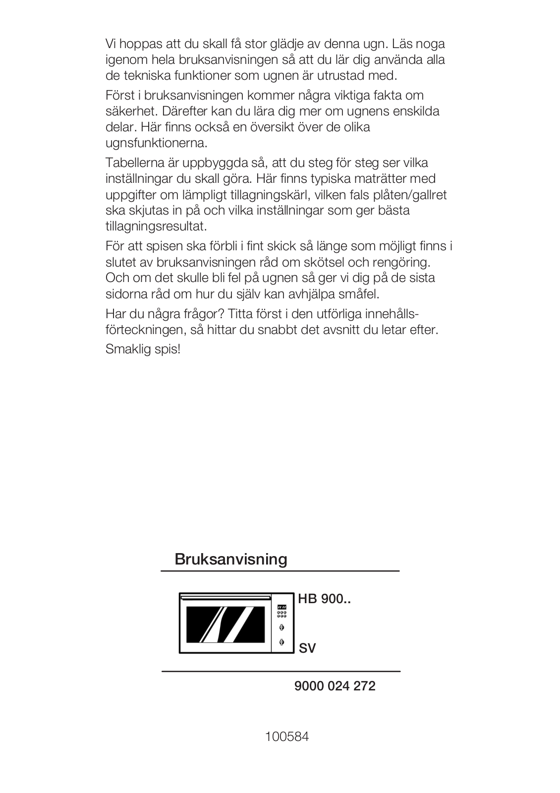 Siemens HB90054 User Manual