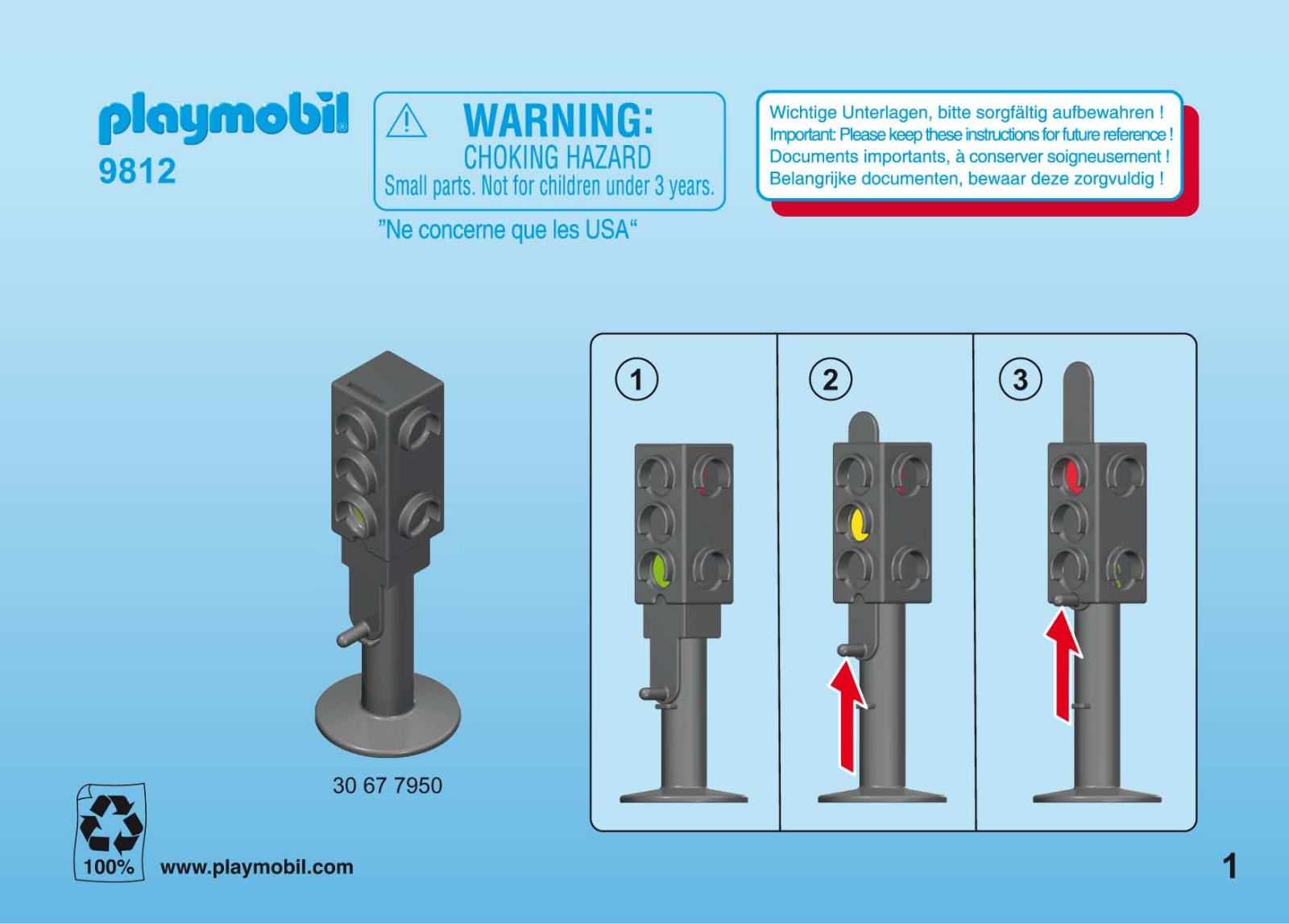 playmobil 9812 Instructions