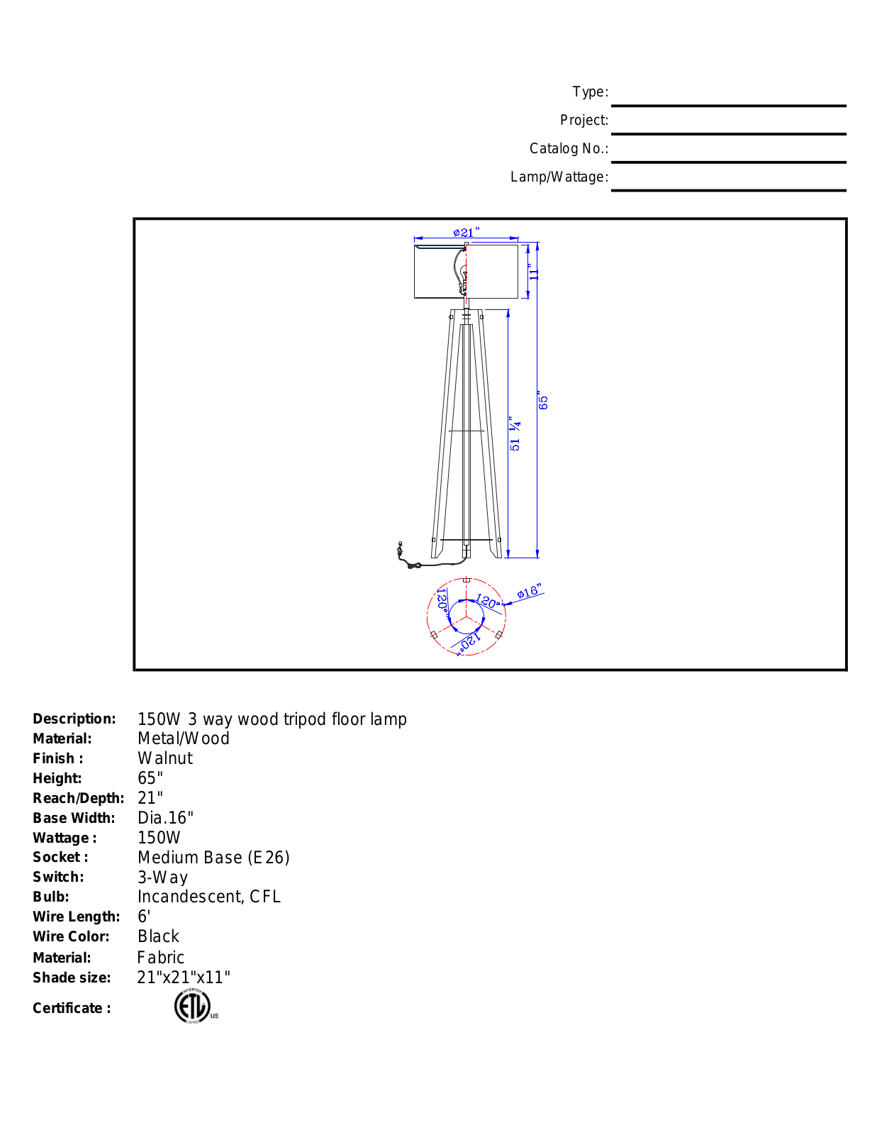 Union Rustic W000052100 Specifications - ManualMachine.com